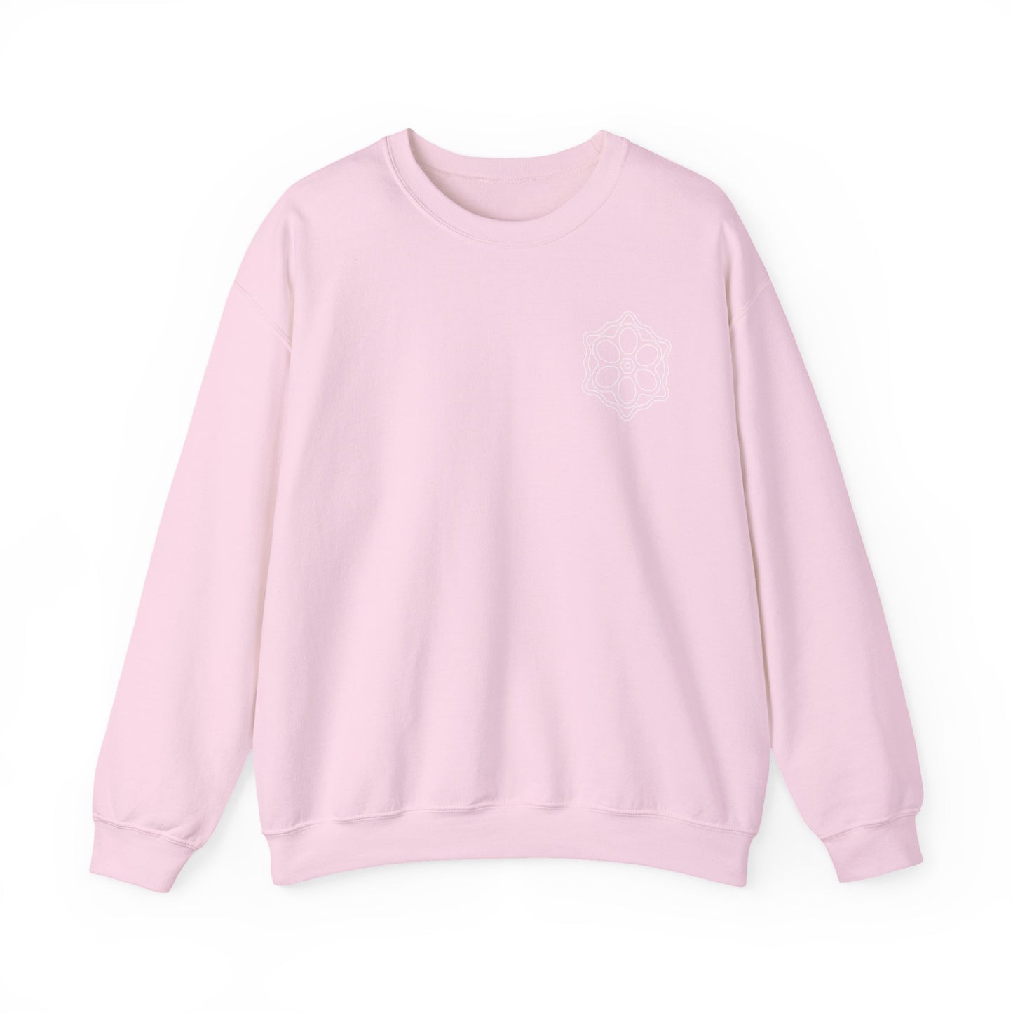 Geometric Pattern Sweatshirt, Cozy Unisex Crewneck, Perfect for Casual Wear, Gifts, and Layering