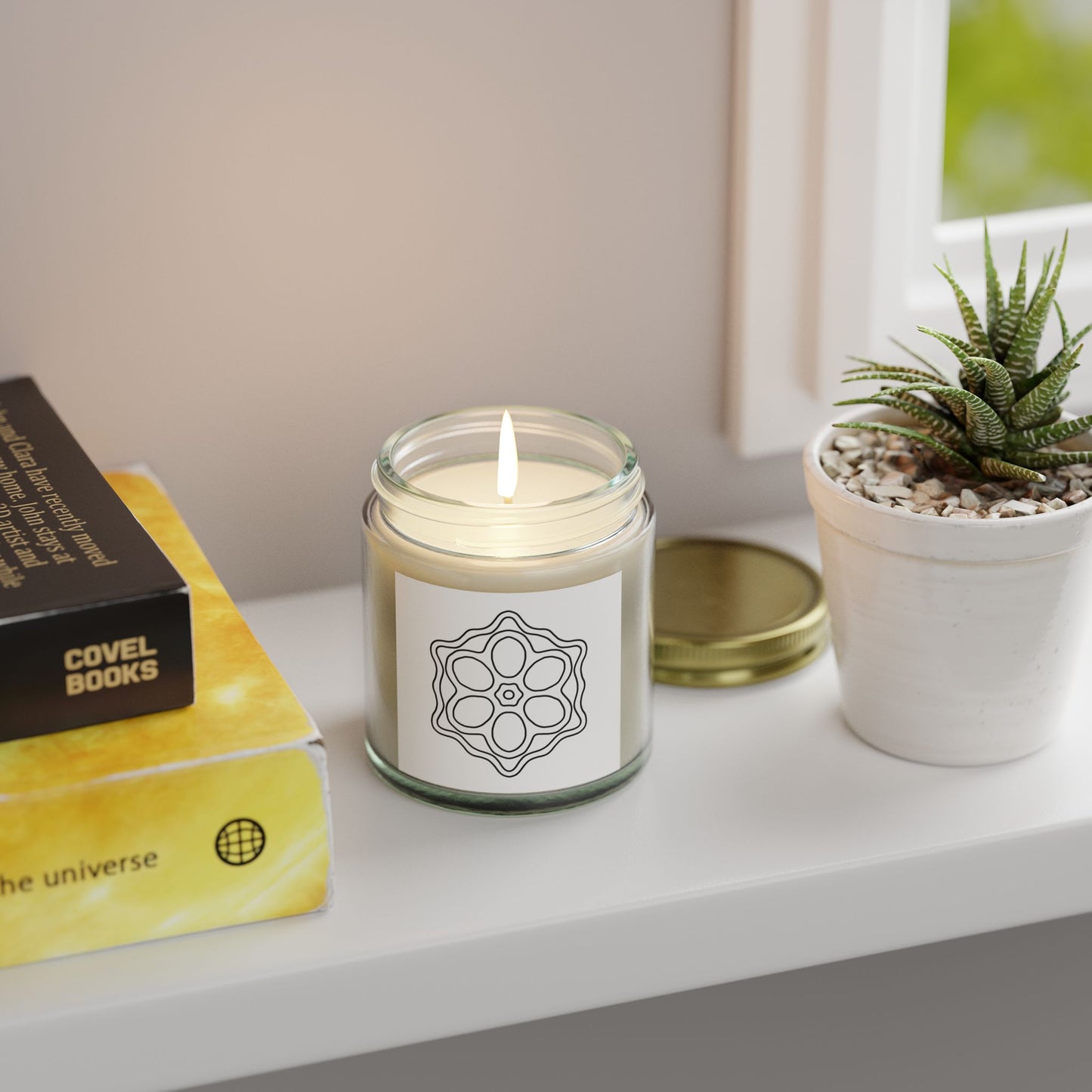 Coconut Apricot Scented Candles - Relaxing Home Fragrance, Gift for Her, Eco-Friendly Aroma Candles, Self-Care Essentials, Relaxation Gift