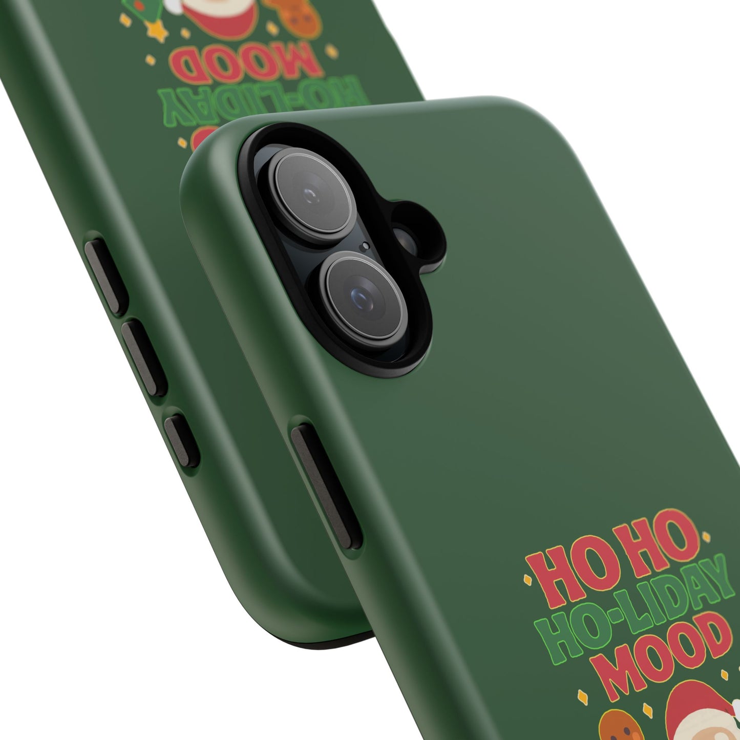 Christmas Phone Case, Ho Ho Ho-liday Mood, Festive Phone Cover, Santa Christmas Accessory, Holiday Gift, Winter Vibes
