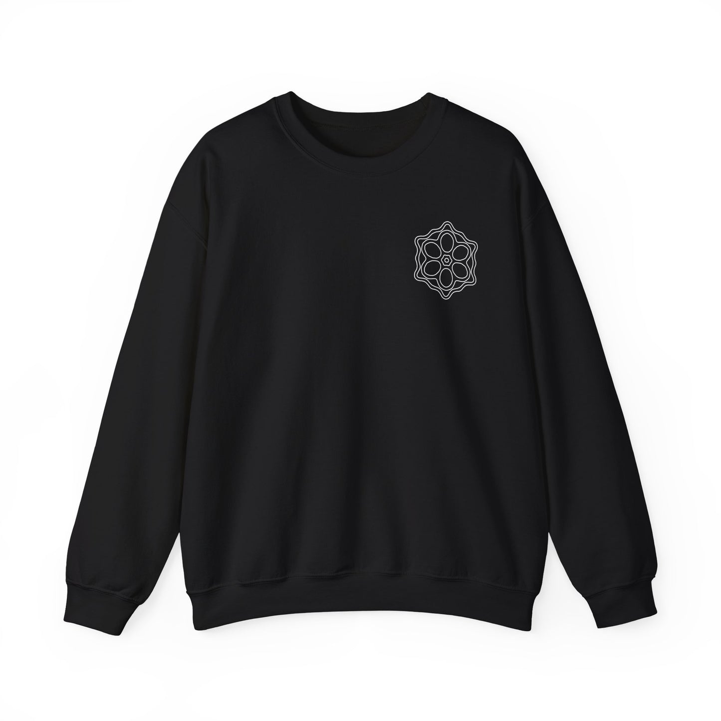 Geometric Pattern Sweatshirt, Cozy Unisex Crewneck, Perfect for Casual Wear, Gifts, and Layering