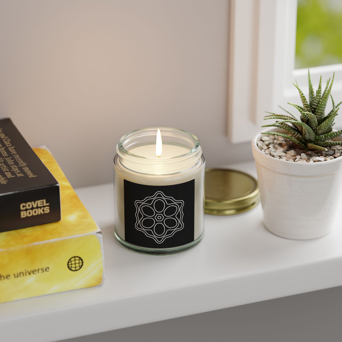 Coconut Apricot Scented Candles, Relaxing Home Decor, Aromatherapy Gift, Candle for Self-Care, Eco-Friendly Home Fragrance