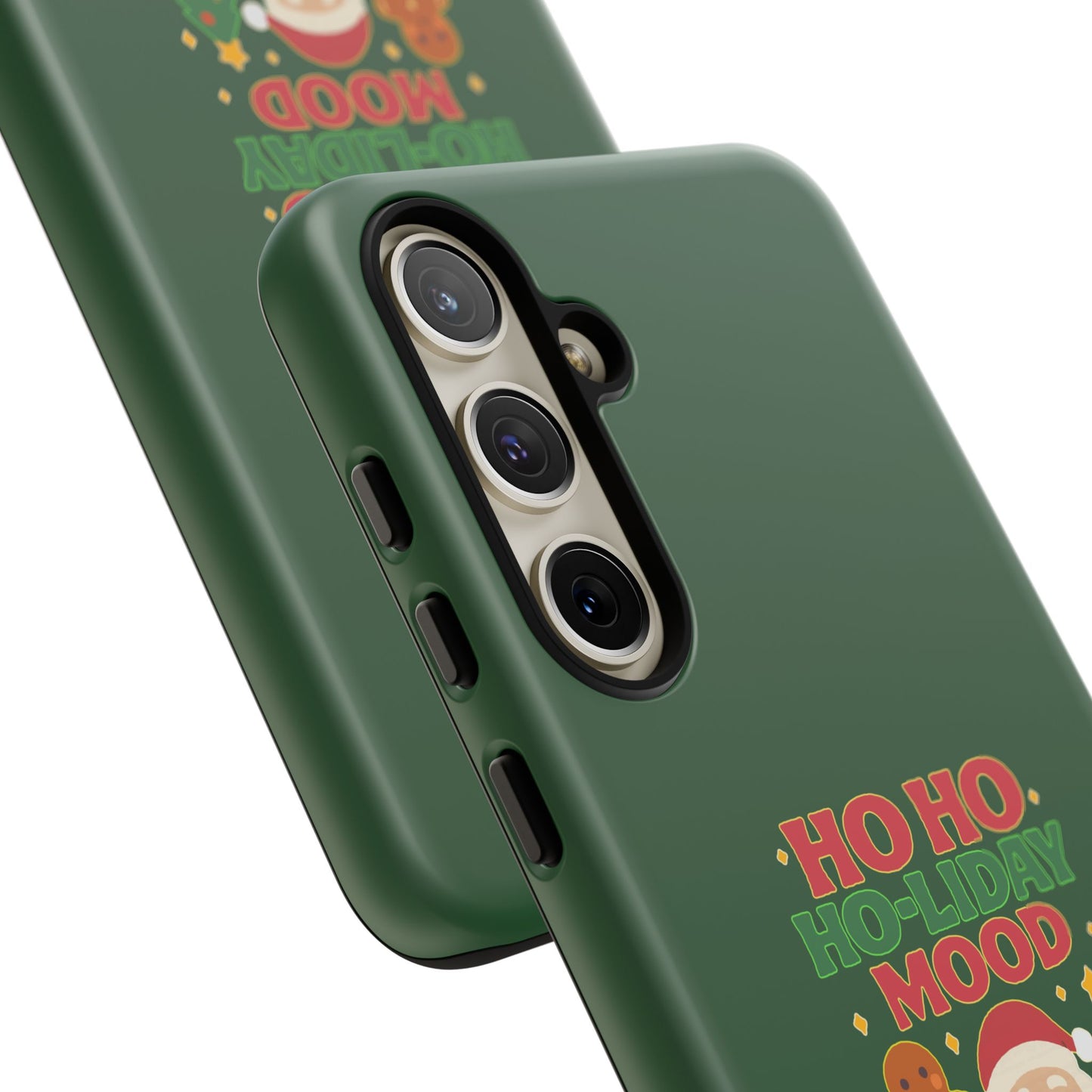 Christmas Phone Case, Ho Ho Ho-liday Mood, Festive Phone Cover, Santa Christmas Accessory, Holiday Gift, Winter Vibes