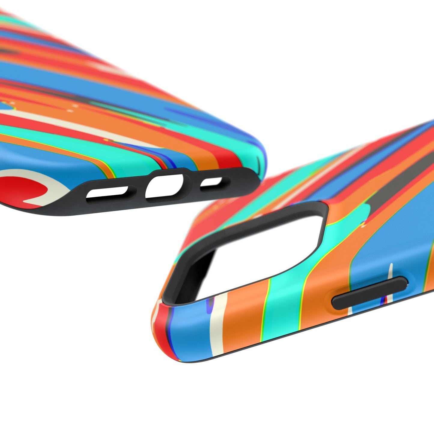 Abstract Rainbow Swirl Arc - Magnetic Phone Case
