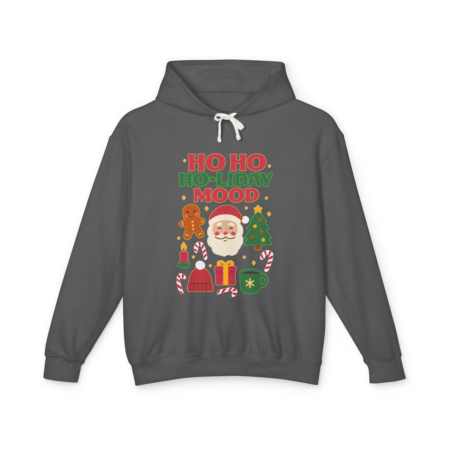 Unisex Holiday Hoodie, Ho Ho Ho-liday Mood, Christmas Gift, Festive Apparel, Cozy Sweatshirt, Holiday Season Wardrobe