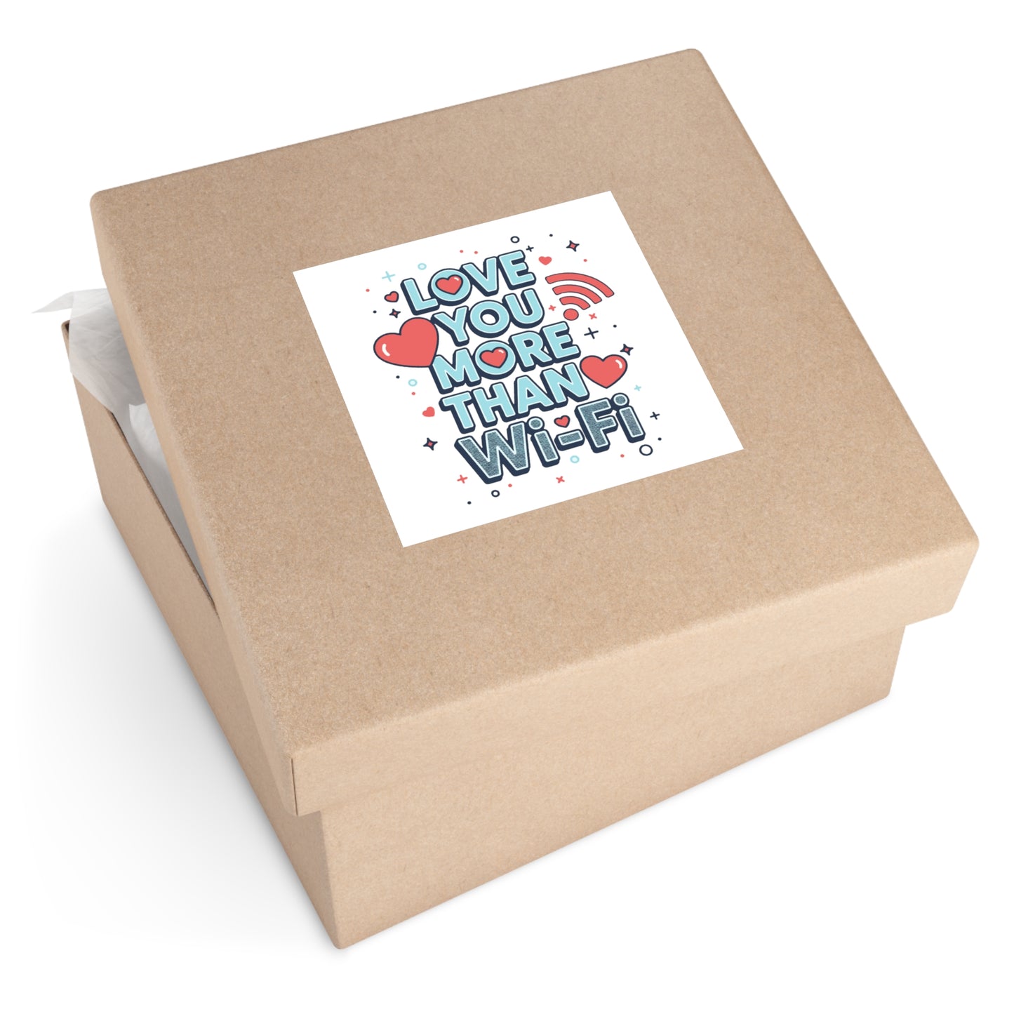 Love You More Than Wi‑Fi - Sticker