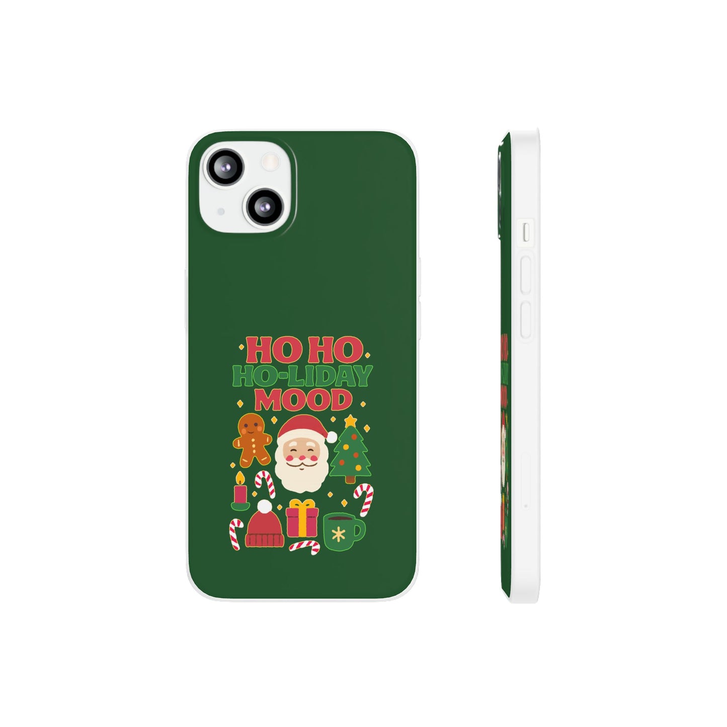 Festive Phone Case with Holiday Cheer, Christmas Gift, Winter Vibes, Ho Ho Ho Design, Cute Holiday Accessory