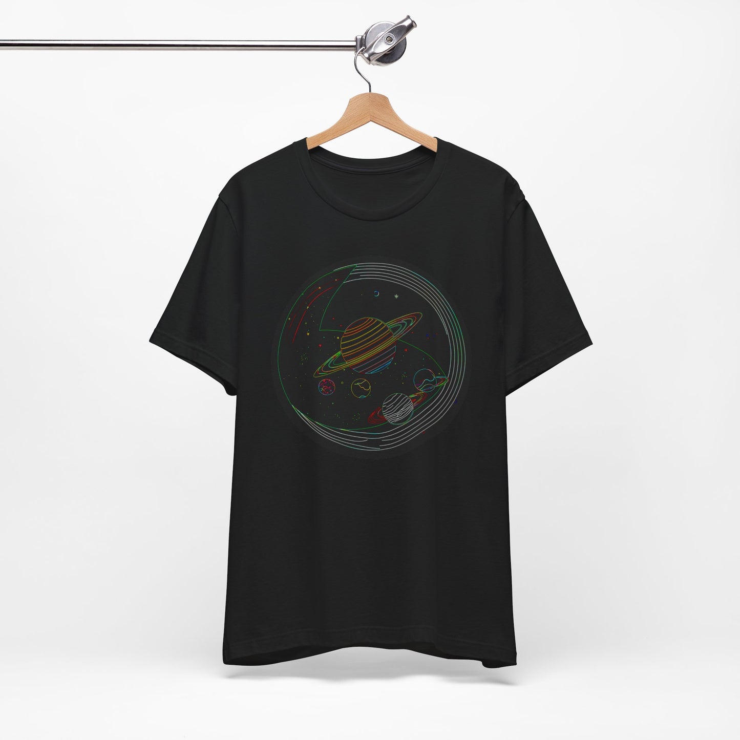 Cosmic Adventure Tee, Stellar Graphic Shirt, Galaxy T-Shirt, Space Lover's Apparel, Unisex Short Sleeve Tee, Cosmic Gift