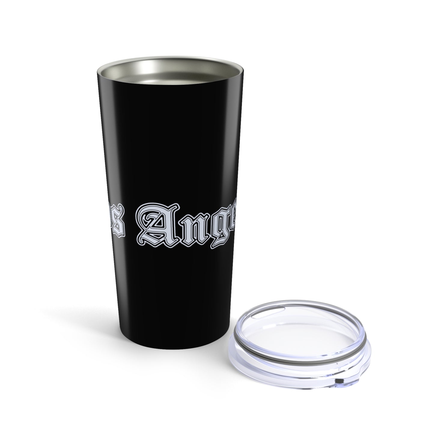 Stylish Stainless Steel Travel Mug with 'Los Angeles' Design, Perfect for Coffee Lovers, Gifts for Travelers, Road Trips, and Everyday Use - Silver Edition