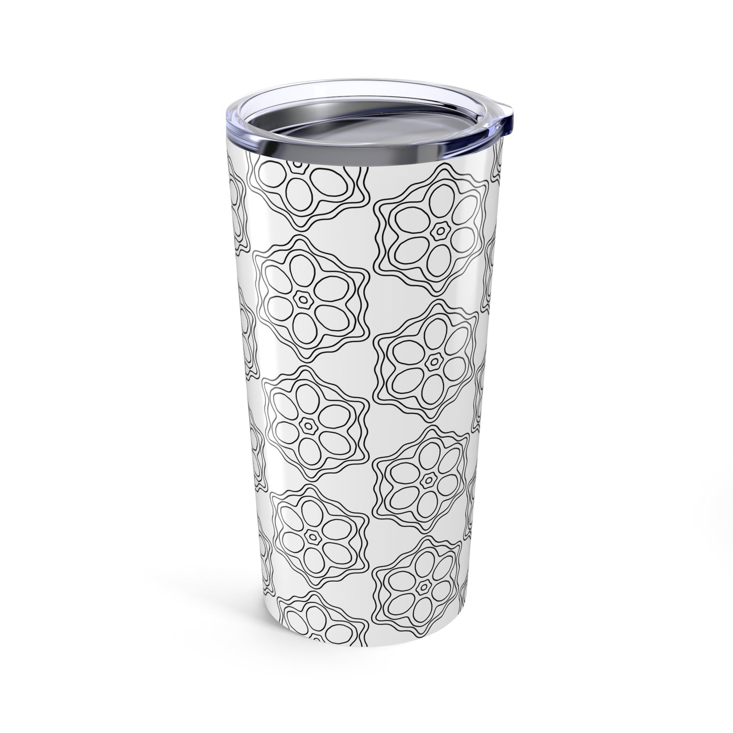 Stylish 20oz Floral Pattern Tumbler, Travel Mug for Coffee & Tea Lovers, Perfect Gift for Birthdays, Weddings, and Everyday Use