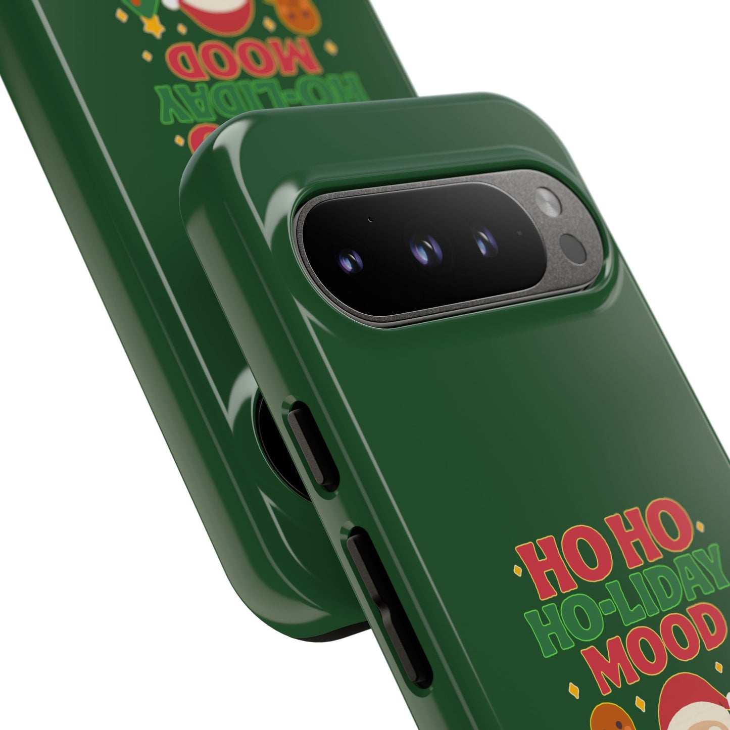 Christmas Phone Case, Ho Ho Ho-liday Mood, Festive Phone Cover, Santa Christmas Accessory, Holiday Gift, Winter Vibes