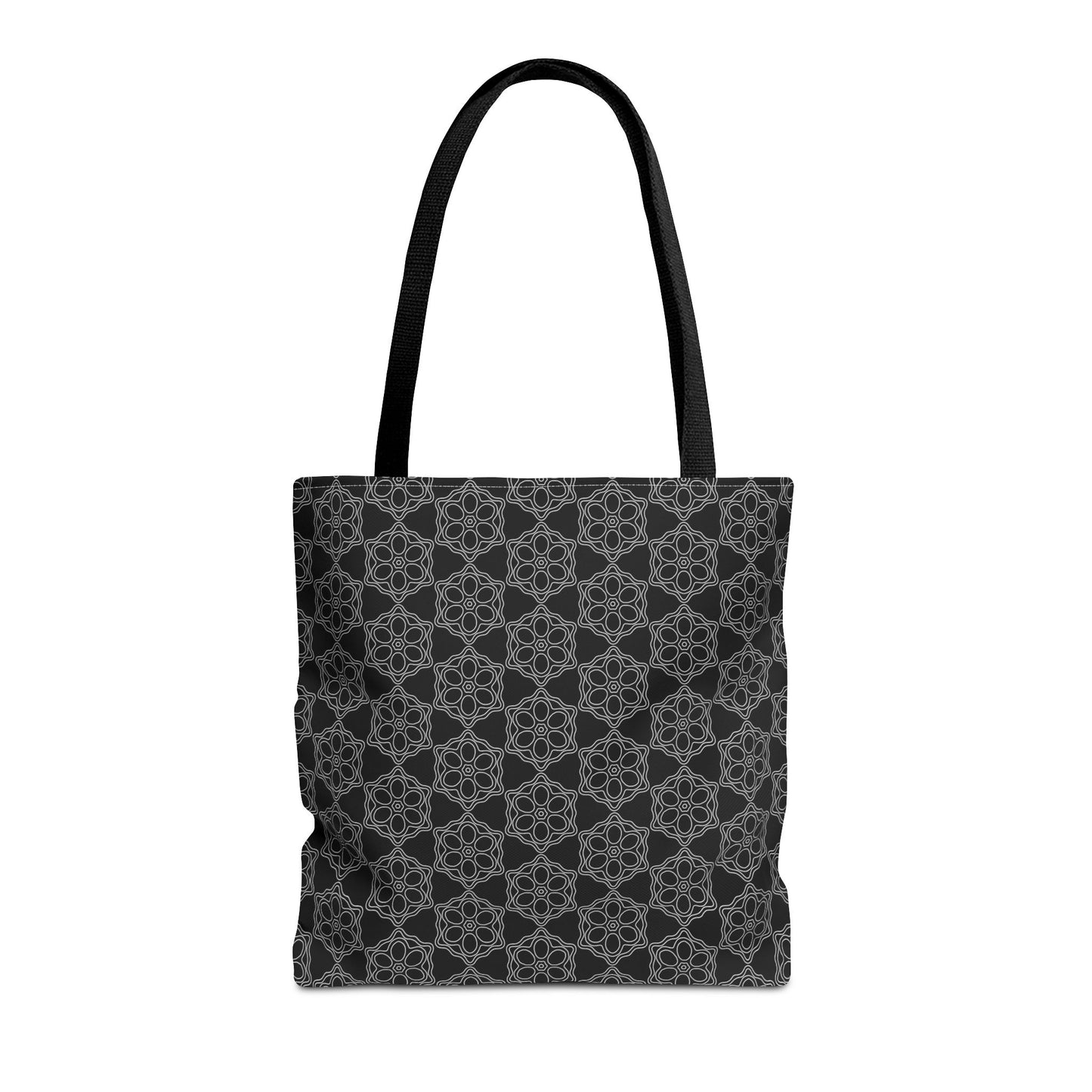 Chic Monochrome Tote Bag, Stylish Shopping, Travel, Everyday Use, Gift, Minimalist Decor