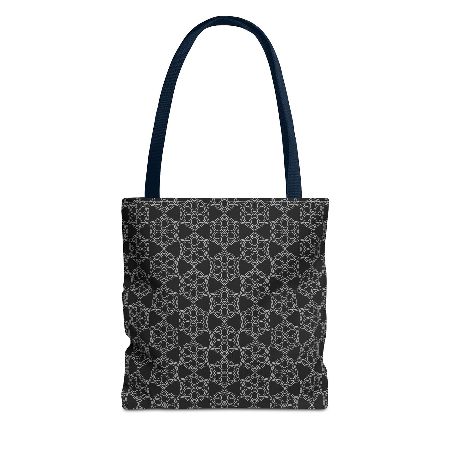 Chic Monochrome Tote Bag, Stylish Shopping, Travel, Everyday Use, Gift, Minimalist Decor