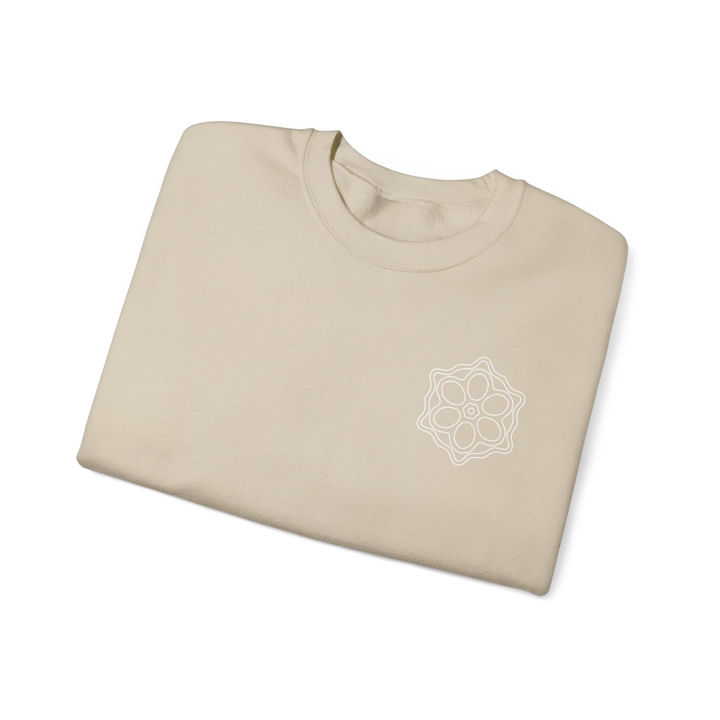 Geometric Pattern Sweatshirt, Cozy Unisex Crewneck, Perfect for Casual Wear, Gifts, and Layering
