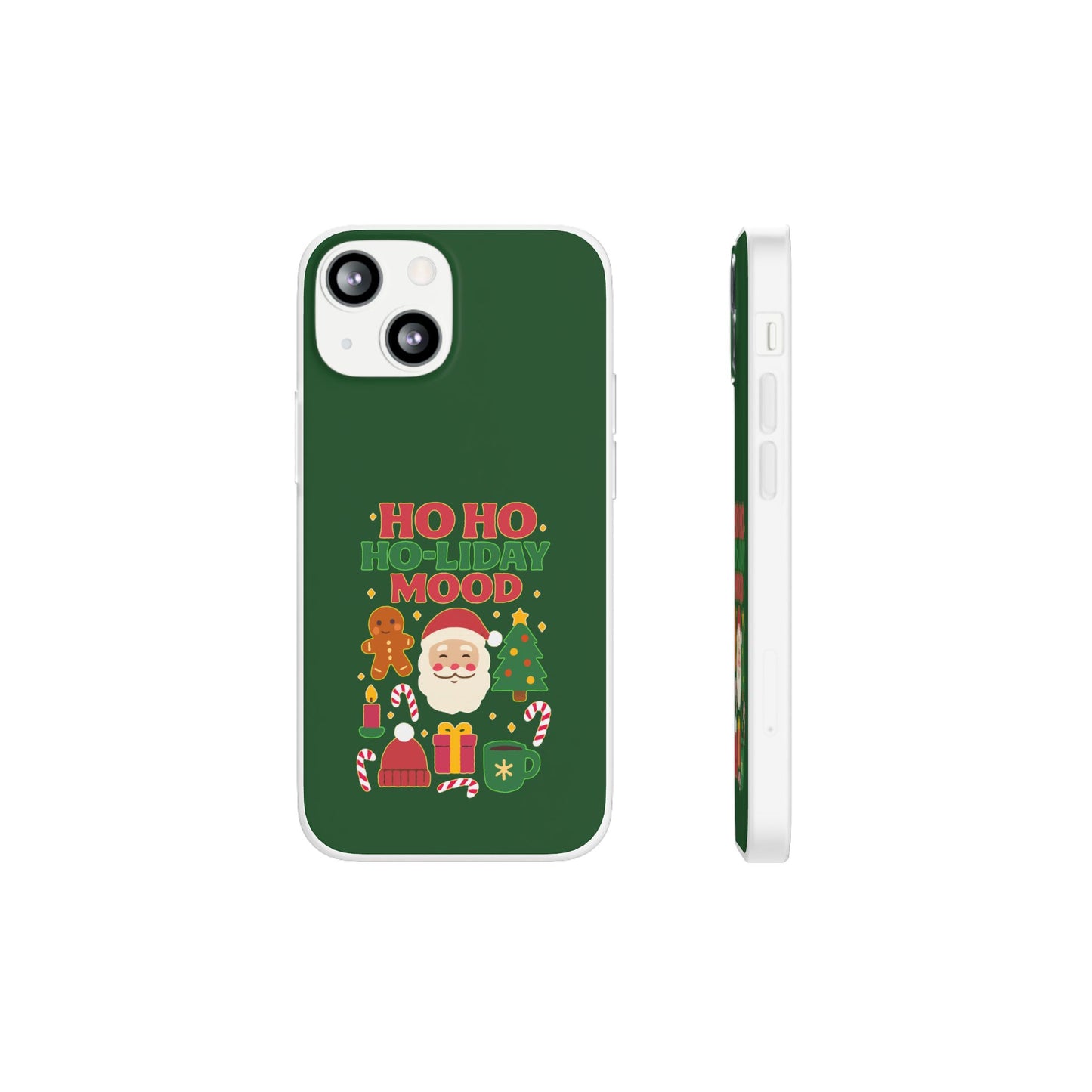 Festive Phone Case with Holiday Cheer, Christmas Gift, Winter Vibes, Ho Ho Ho Design, Cute Holiday Accessory