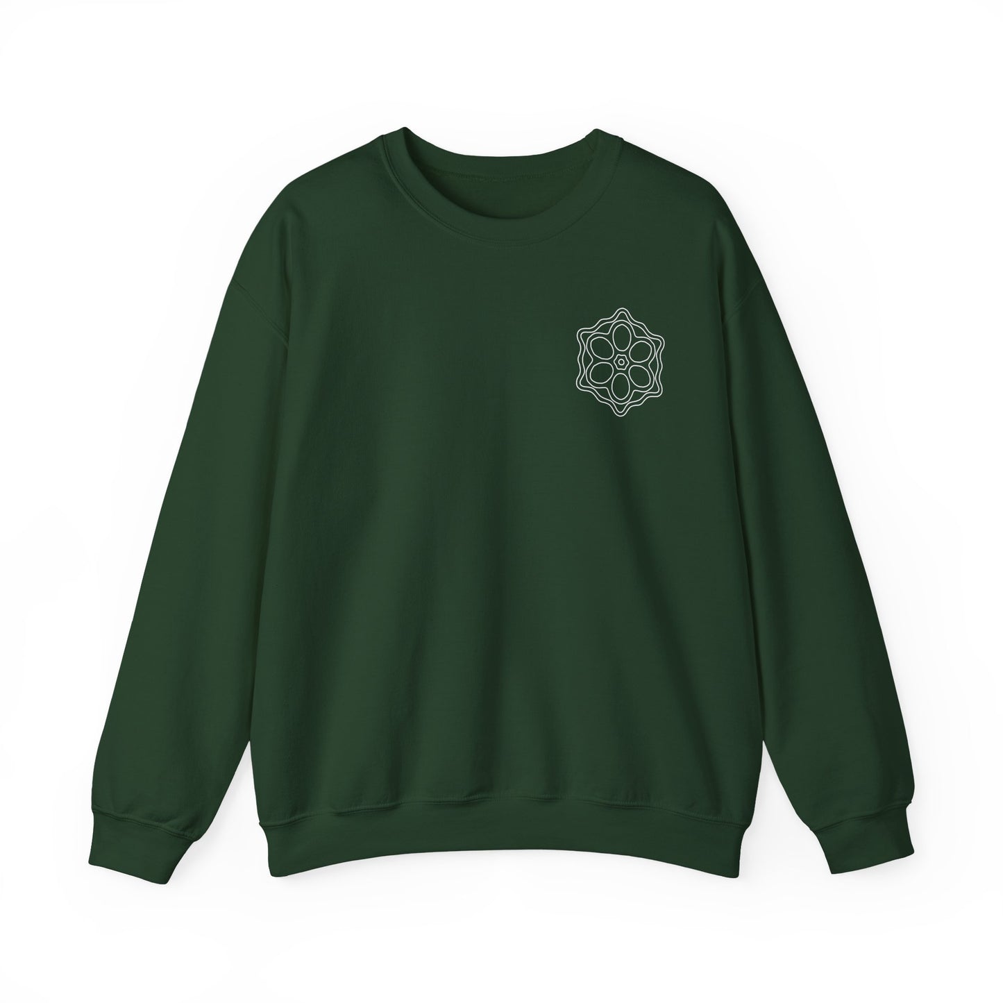 Geometric Pattern Sweatshirt, Cozy Unisex Crewneck, Perfect for Casual Wear, Gifts, and Layering