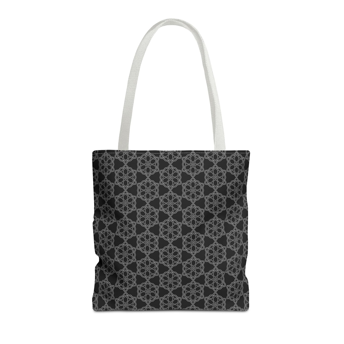 Chic Monochrome Tote Bag, Stylish Shopping, Travel, Everyday Use, Gift, Minimalist Decor