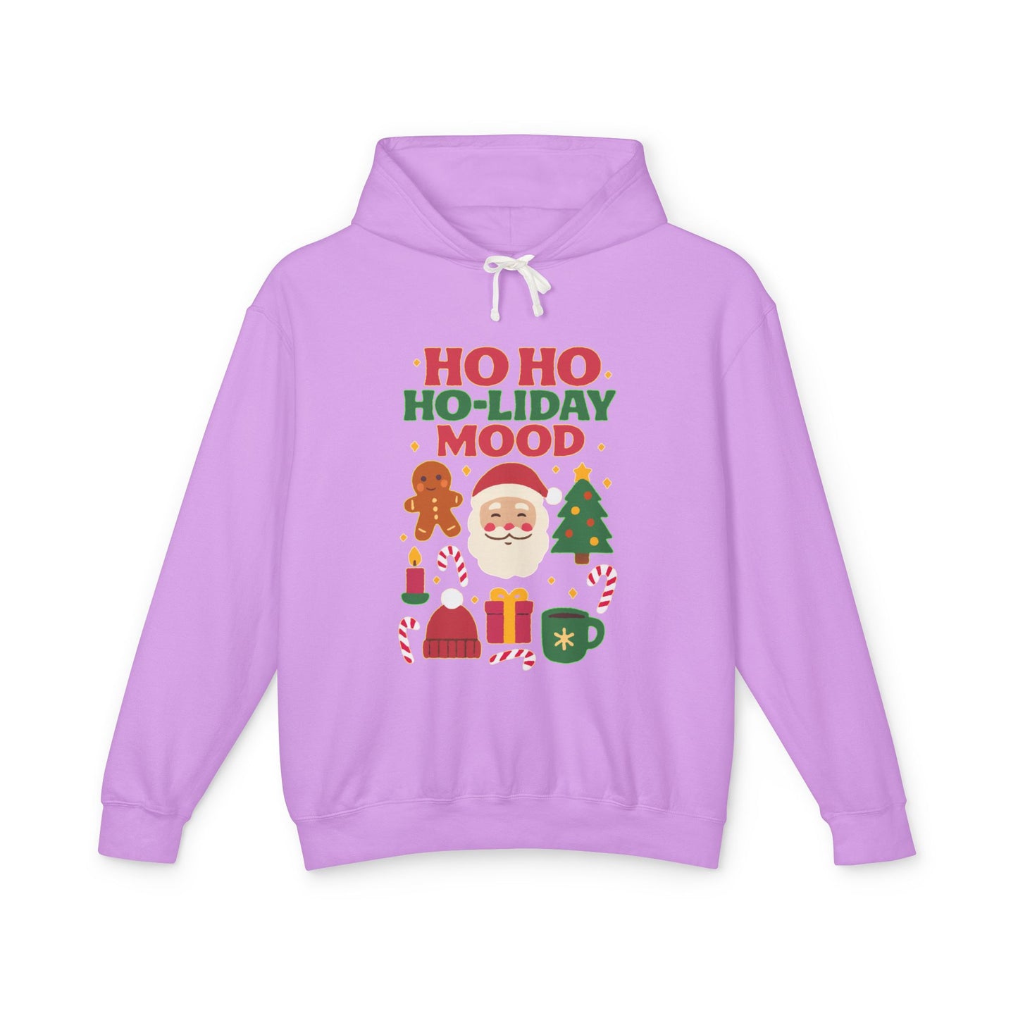 Unisex Holiday Hoodie, Ho Ho Ho-liday Mood, Christmas Gift, Festive Apparel, Cozy Sweatshirt, Holiday Season Wardrobe