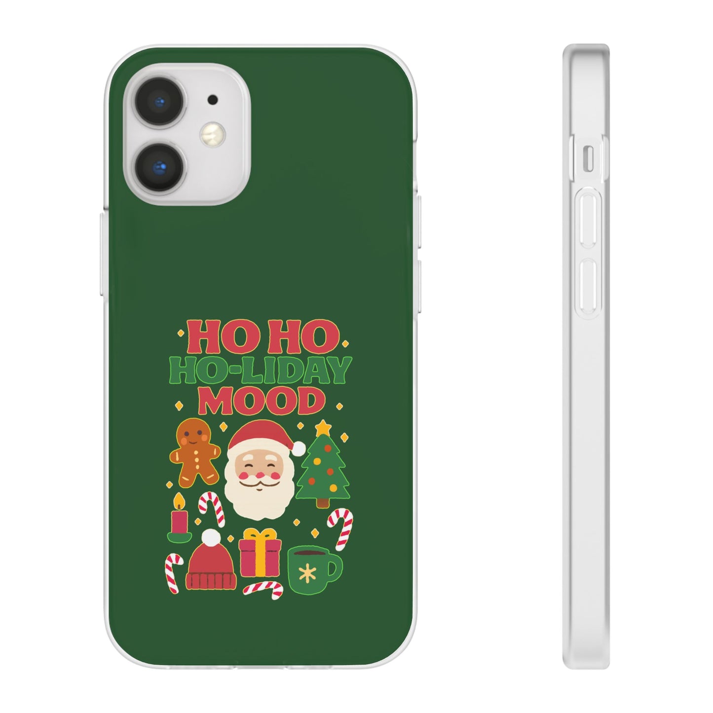 Festive Phone Case with Holiday Cheer, Christmas Gift, Winter Vibes, Ho Ho Ho Design, Cute Holiday Accessory