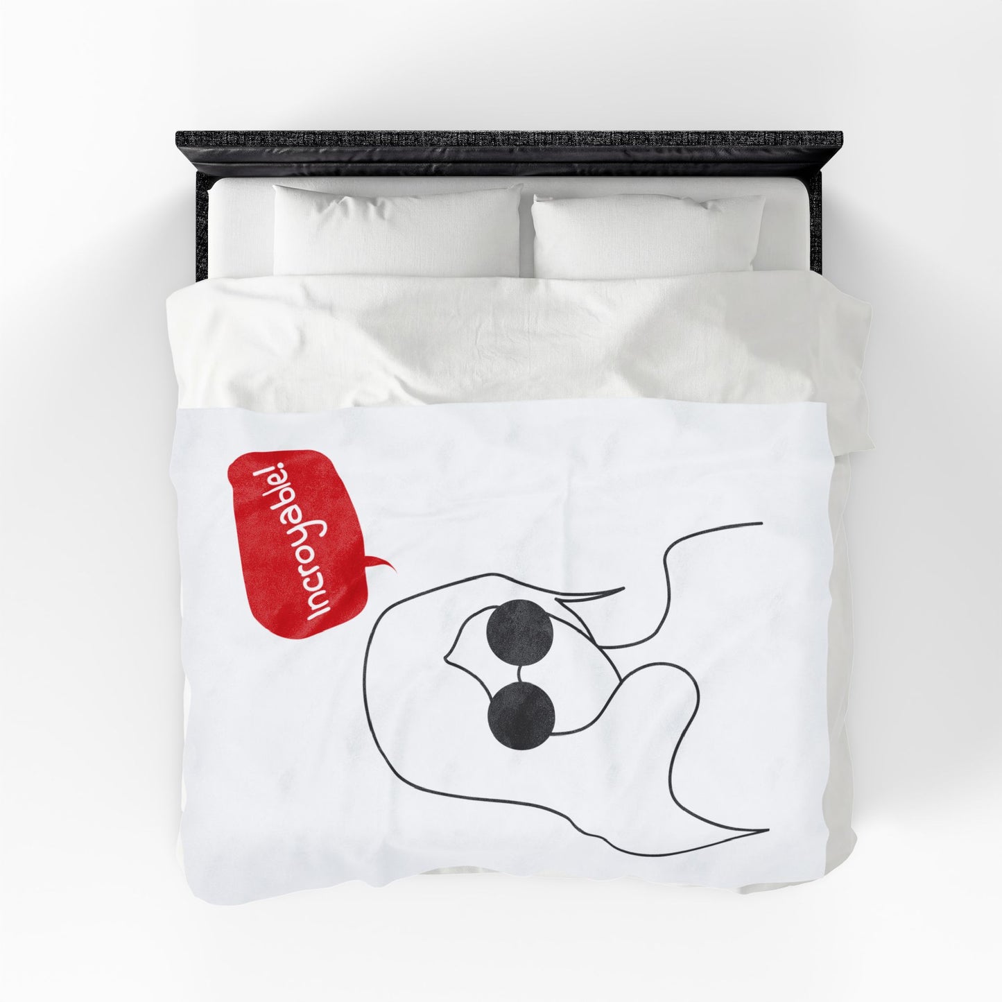 Incroyable Chic Girl - Plush Blanket