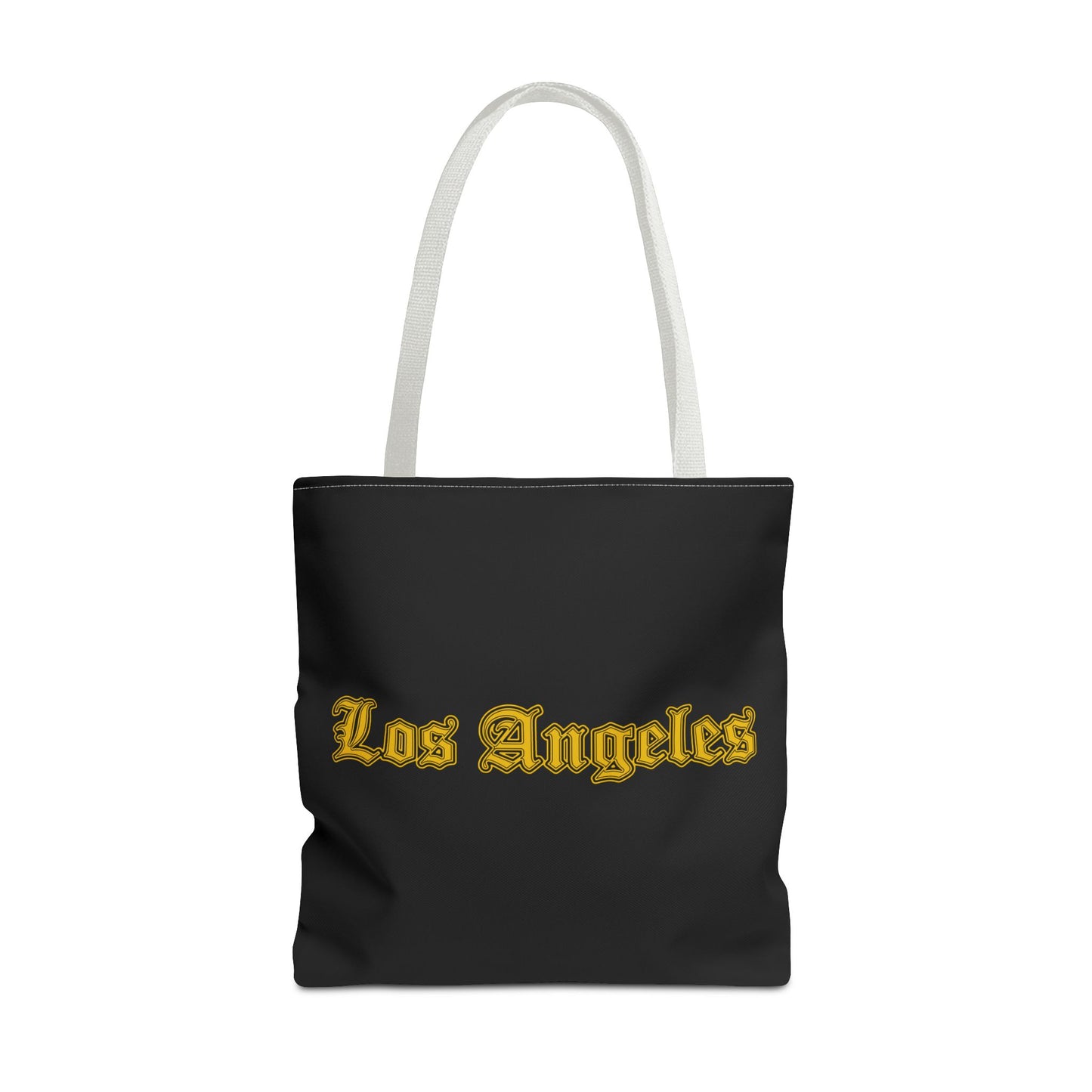 Los Angeles Tote Bag, Stylish Canvas Bag for Shopping, Travel, Beach, Gifts, Summer Accessory - Golden Edition