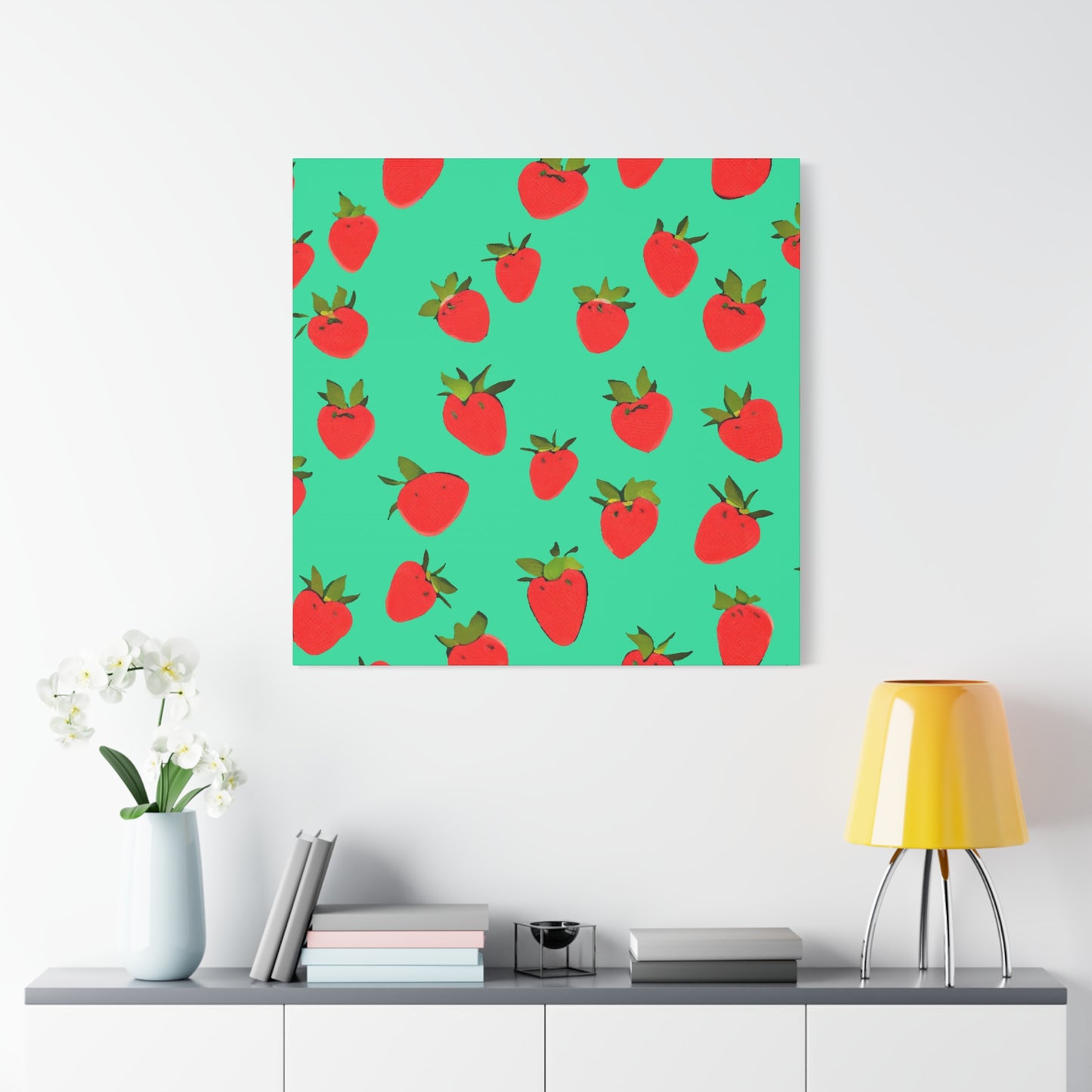 Strawberry Pattern - Canvas