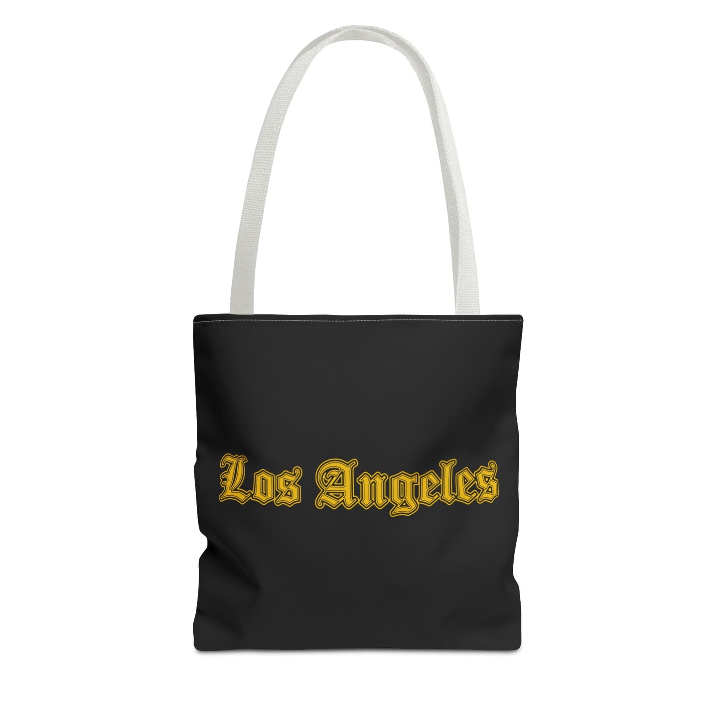 Los Angeles Tote Bag, Stylish Canvas Bag for Shopping, Travel, Beach, Gifts, Summer Accessory - Golden Edition