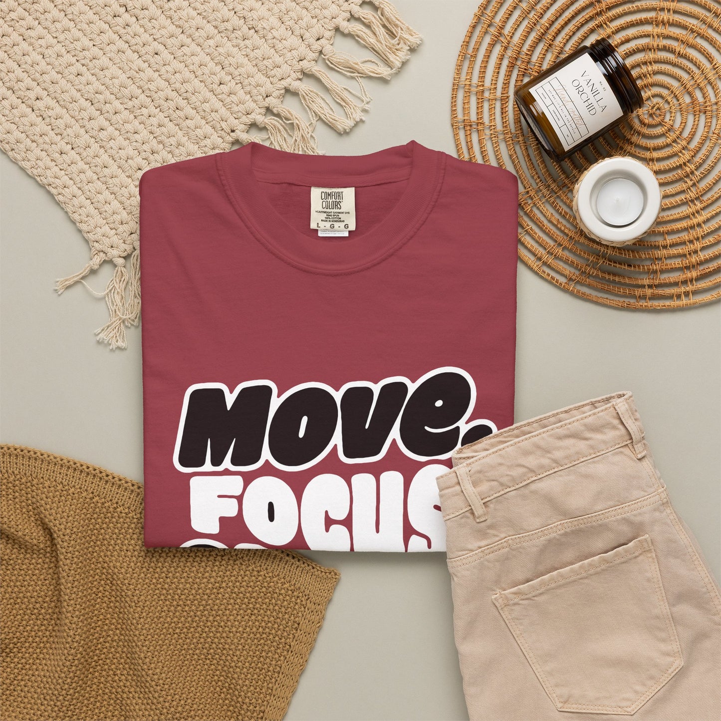 Move. Focus. Grow. Repeat. - T-Shirt