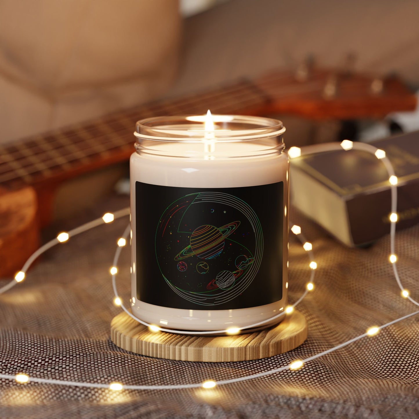 Cosmic Galaxy Scented Candle, Soy Wax, Space Lover Gift, Aromatherapy Candle, Home Fragrance, Relaxation Decor