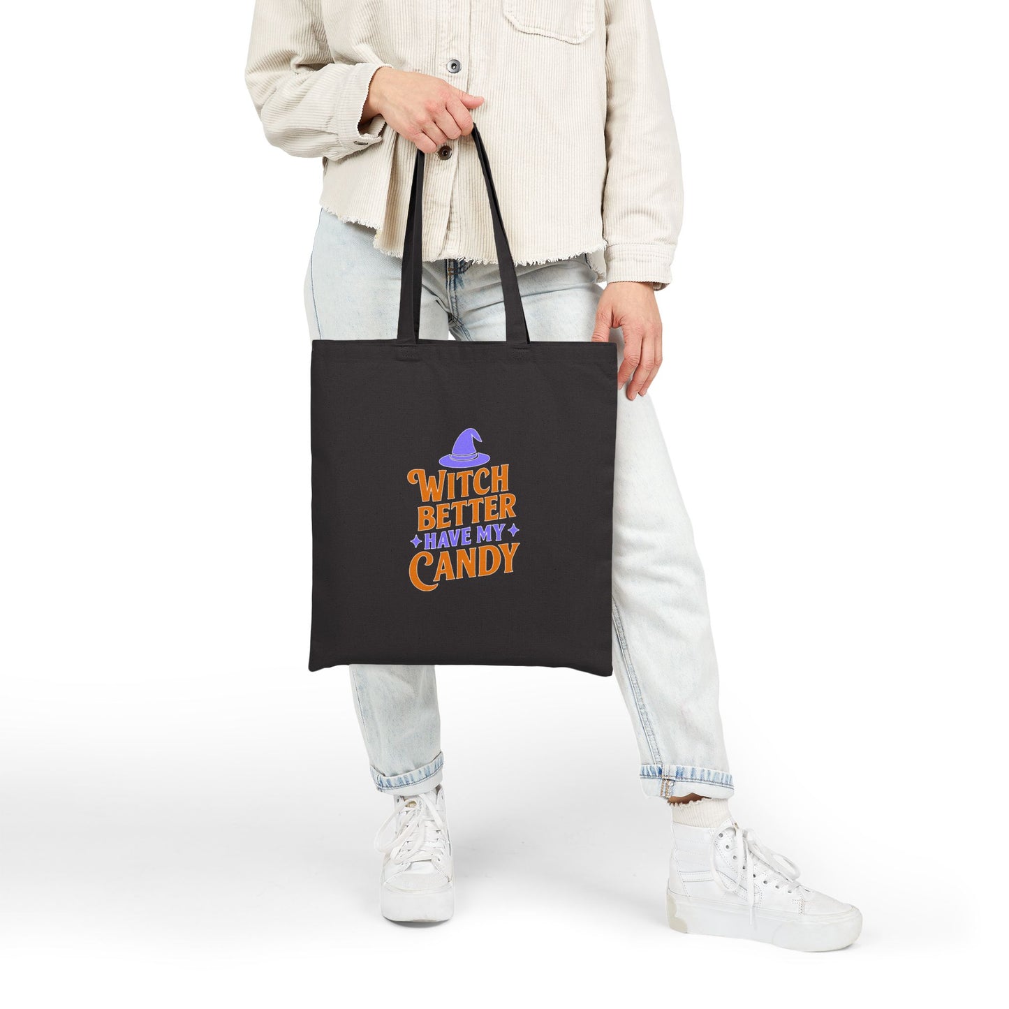 Halloween Tote Bag, Witch Better Have My Candy, Trick or Treat Tote, Reusable Shopping Bag, Gift for Witch Lovers