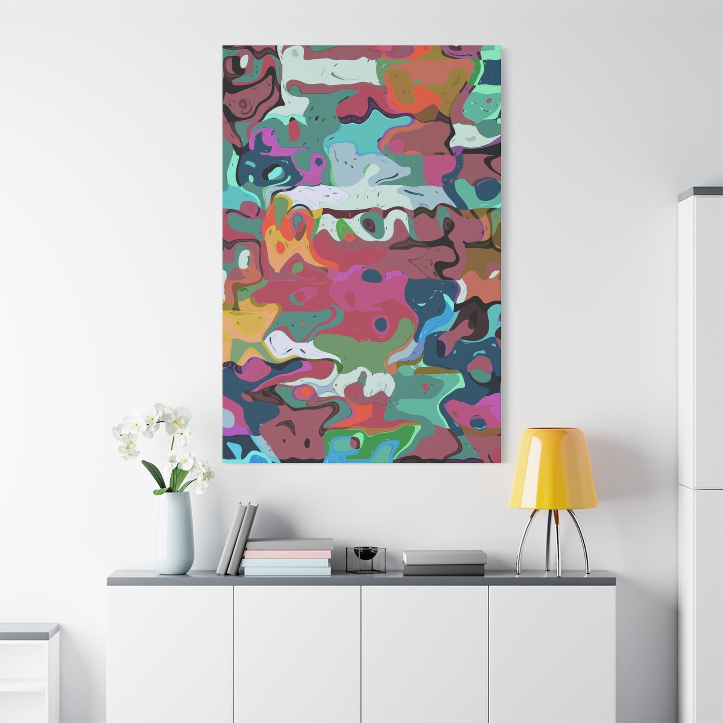 Colorful Abstract Marble - Canvas