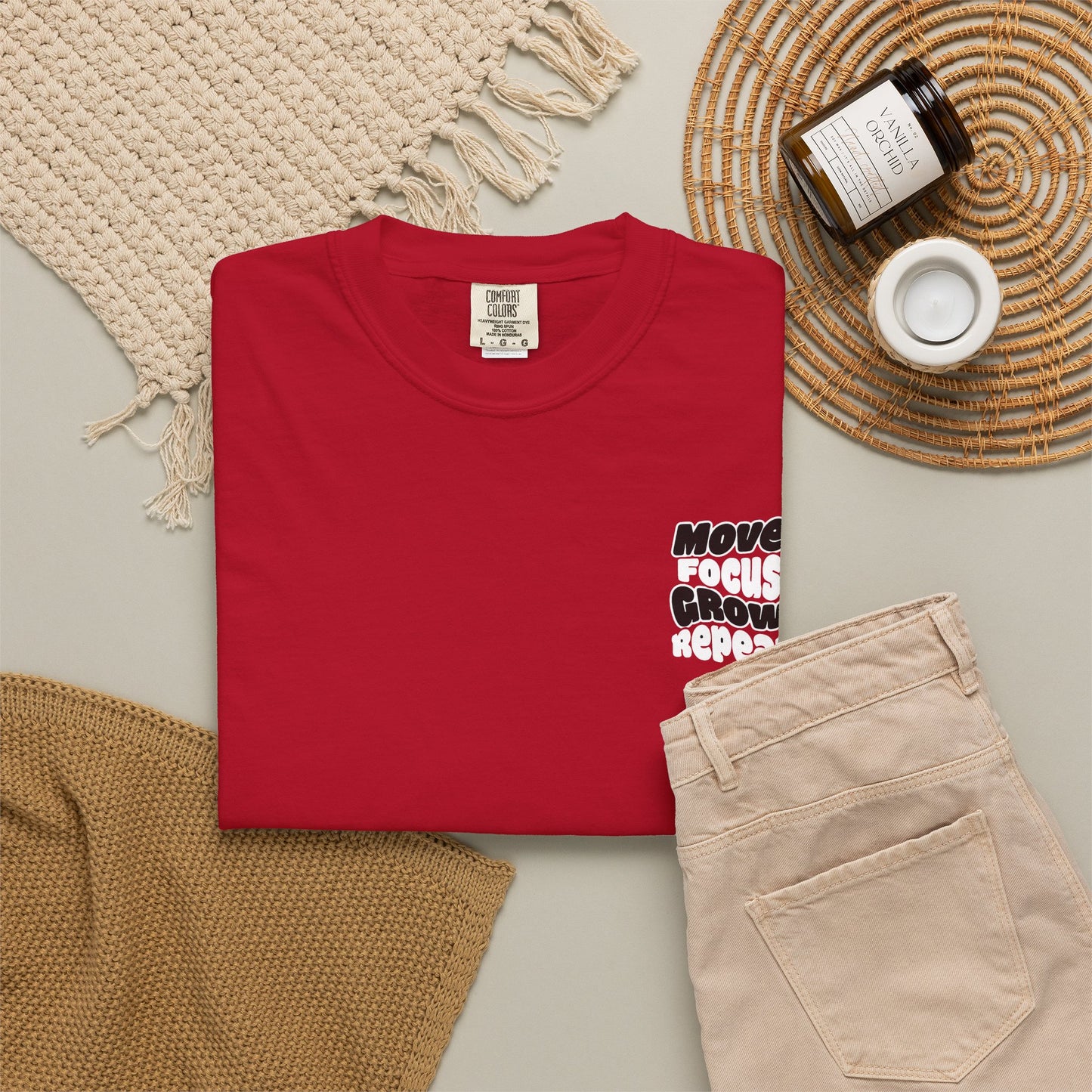 Move. Focus. Grow. Repeat. - T-Shirt