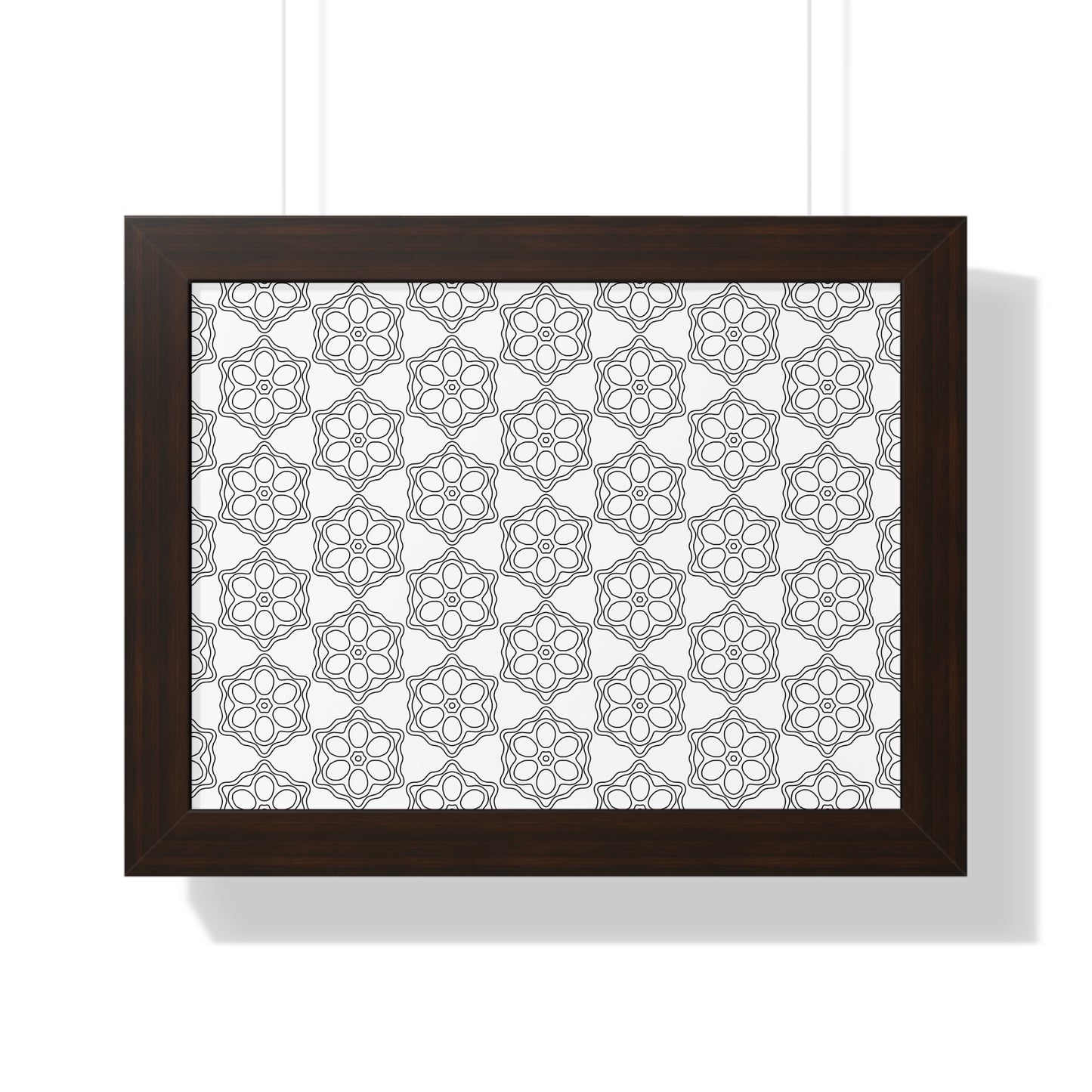Elegant Geometric Framed Poster, Modern Wall Art, Home Decor, Gift Idea, Minimalist Design, Living Room Decoration