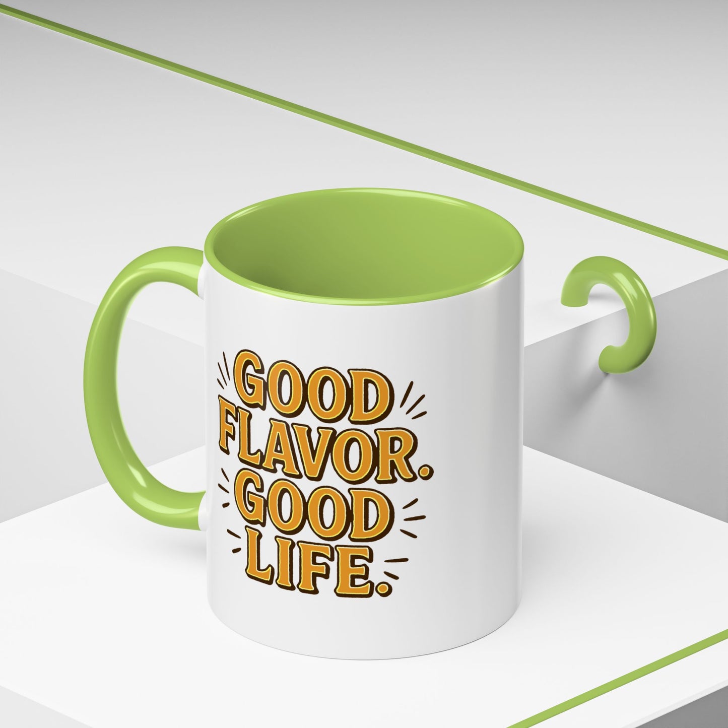 Good Flavor. Good Life. - Color Accent Mug