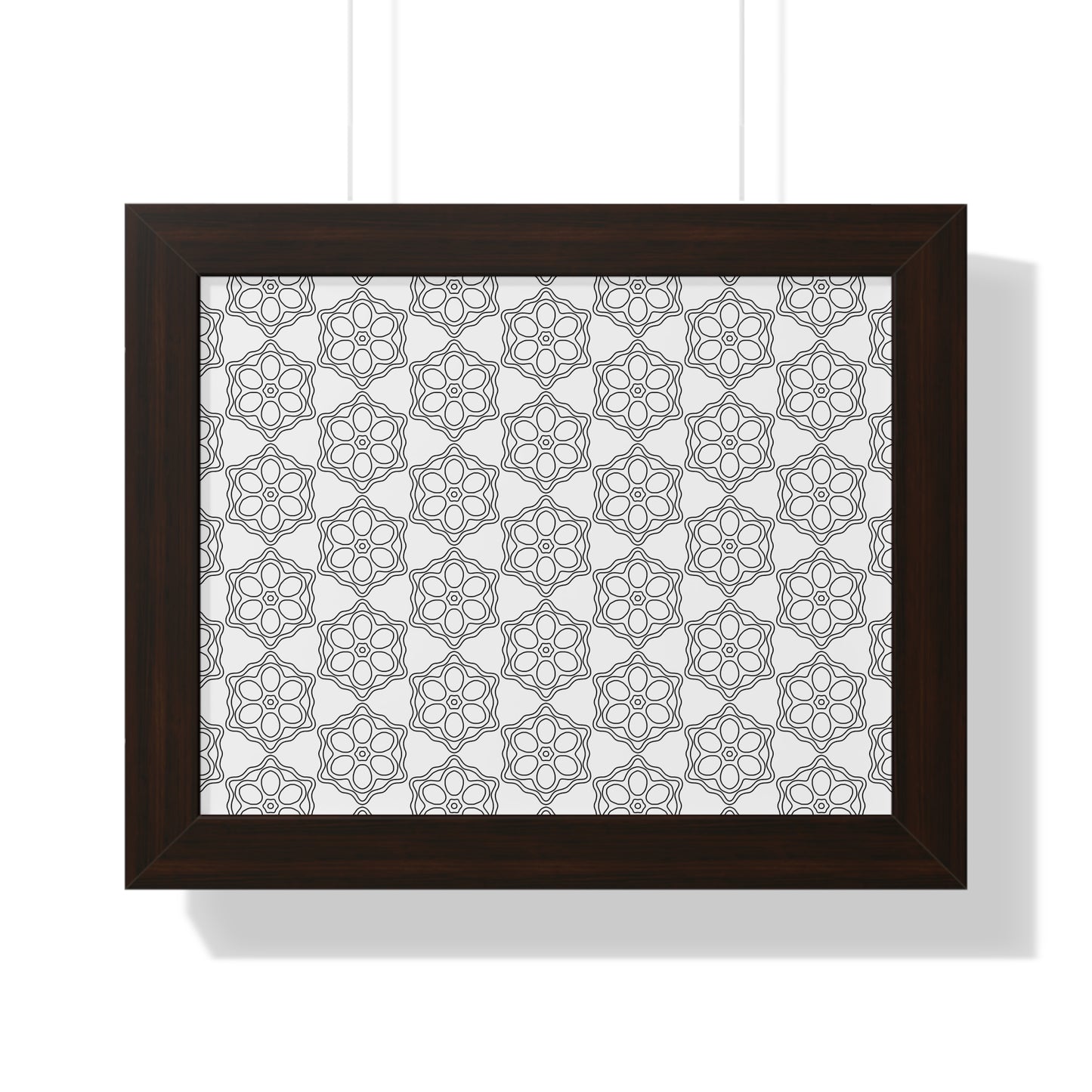 Elegant Geometric Framed Poster, Modern Wall Art, Home Decor, Gift Idea, Minimalist Design, Living Room Decoration