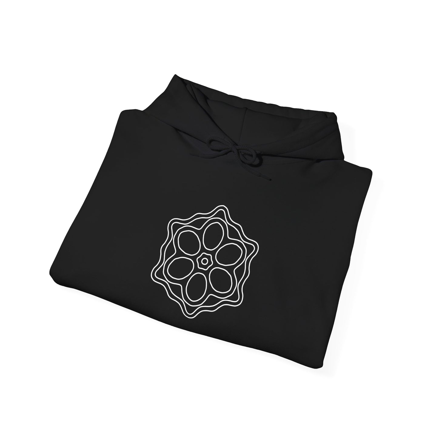 Black Mandala Hoodie, Cozy Streetwear, Unisex Sweatshirt, Boho Chic Gift, Layering Piece for All Seasons