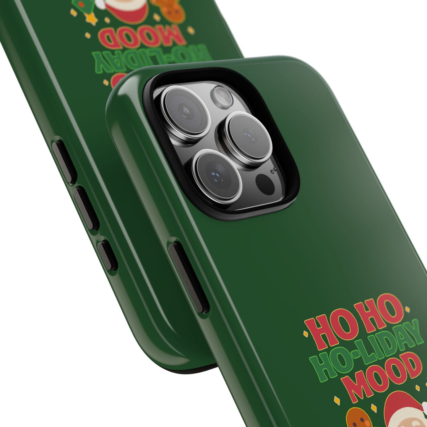 Christmas Phone Case, Ho Ho Ho-liday Mood, Festive Phone Cover, Santa Christmas Accessory, Holiday Gift, Winter Vibes