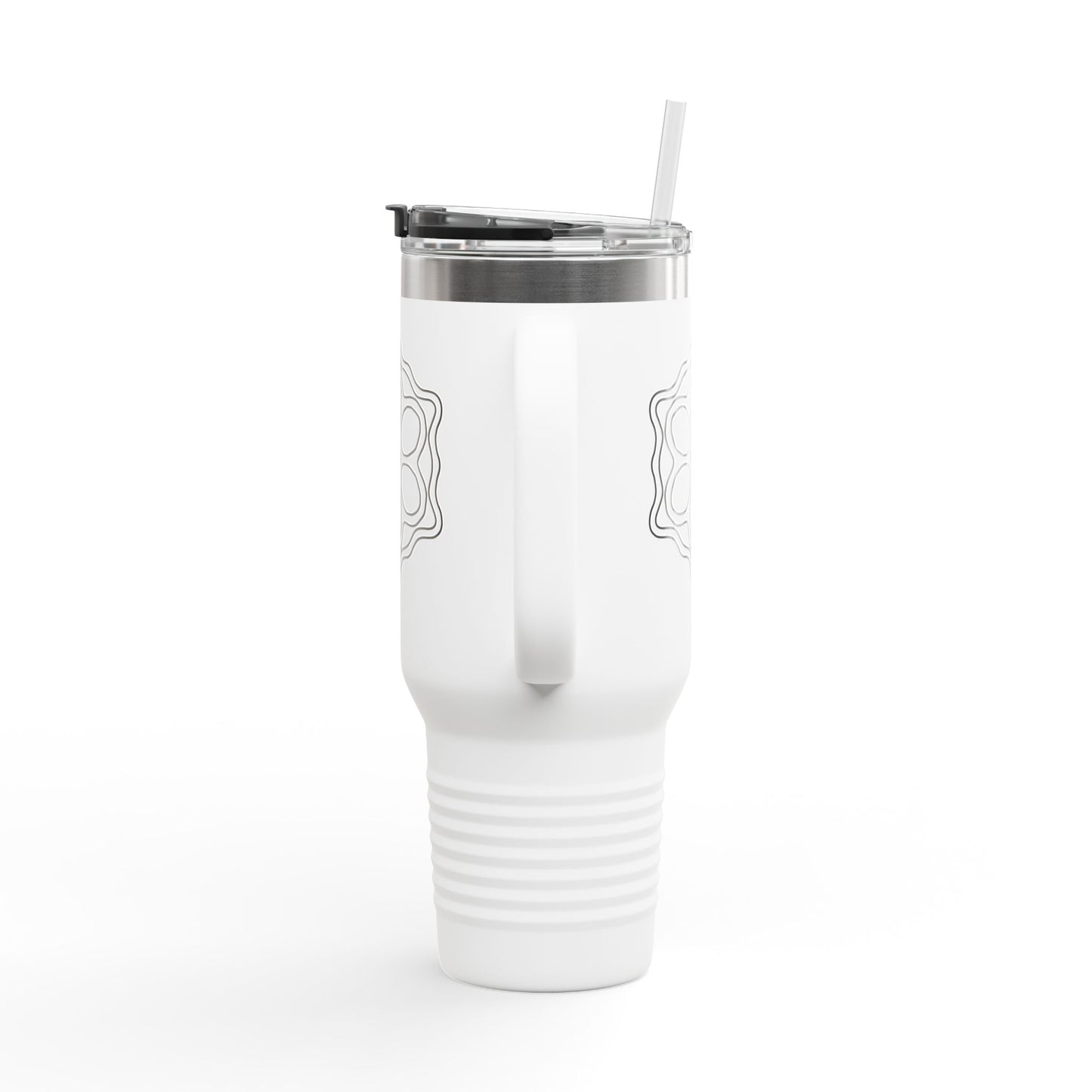 Floral Insulated Travel Mug, 40oz, Perfect for Coffee Lovers, Eco-Friendly, Great Gift for Her, On-the-Go Hydration, Stylish Design