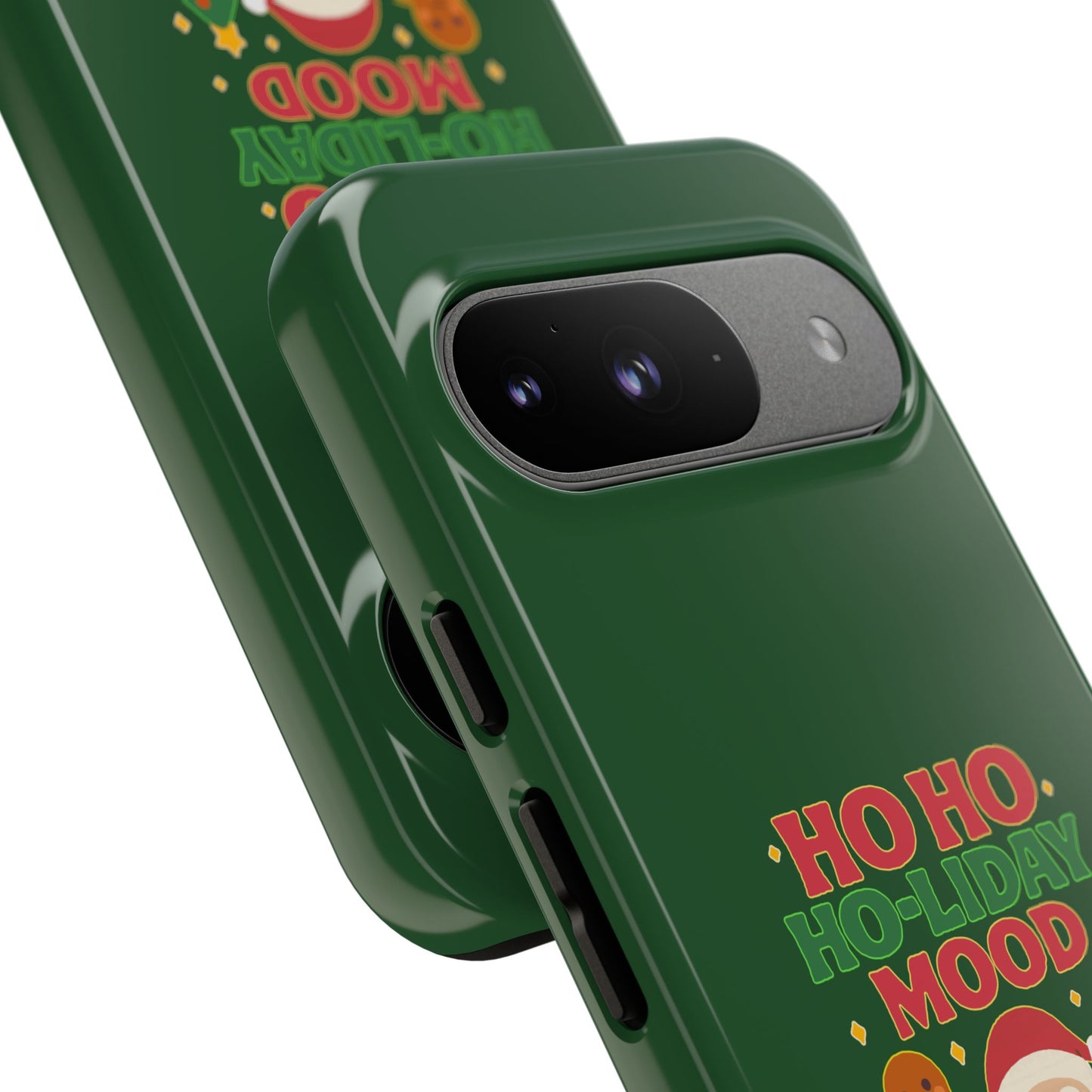 Christmas Phone Case, Ho Ho Ho-liday Mood, Festive Phone Cover, Santa Christmas Accessory, Holiday Gift, Winter Vibes