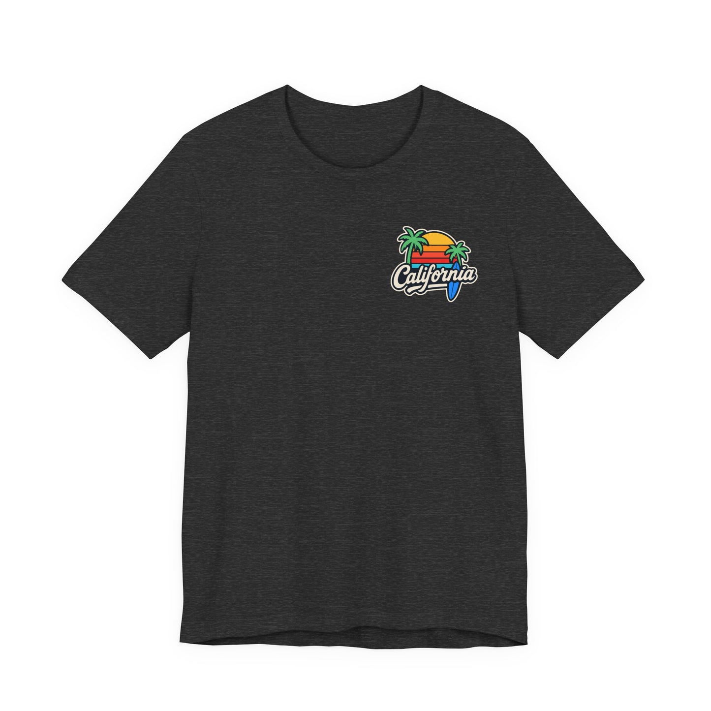 California Vibes Unisex Tee | Vintage Graphic T-Shirt Perfect for Summer, Beach, Travel, Casual Wear, Gift Idea