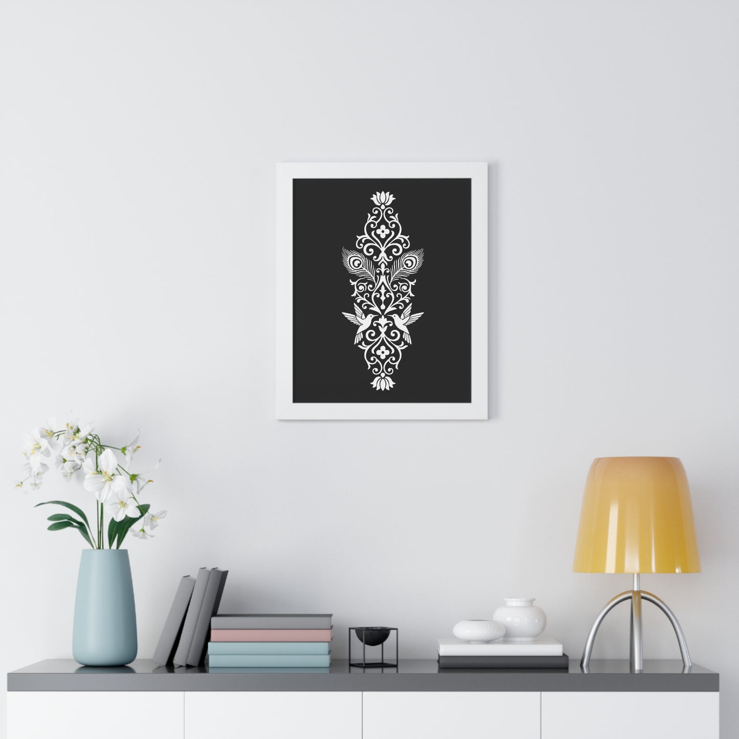 Hummingbird Soulmates - Framed Poster