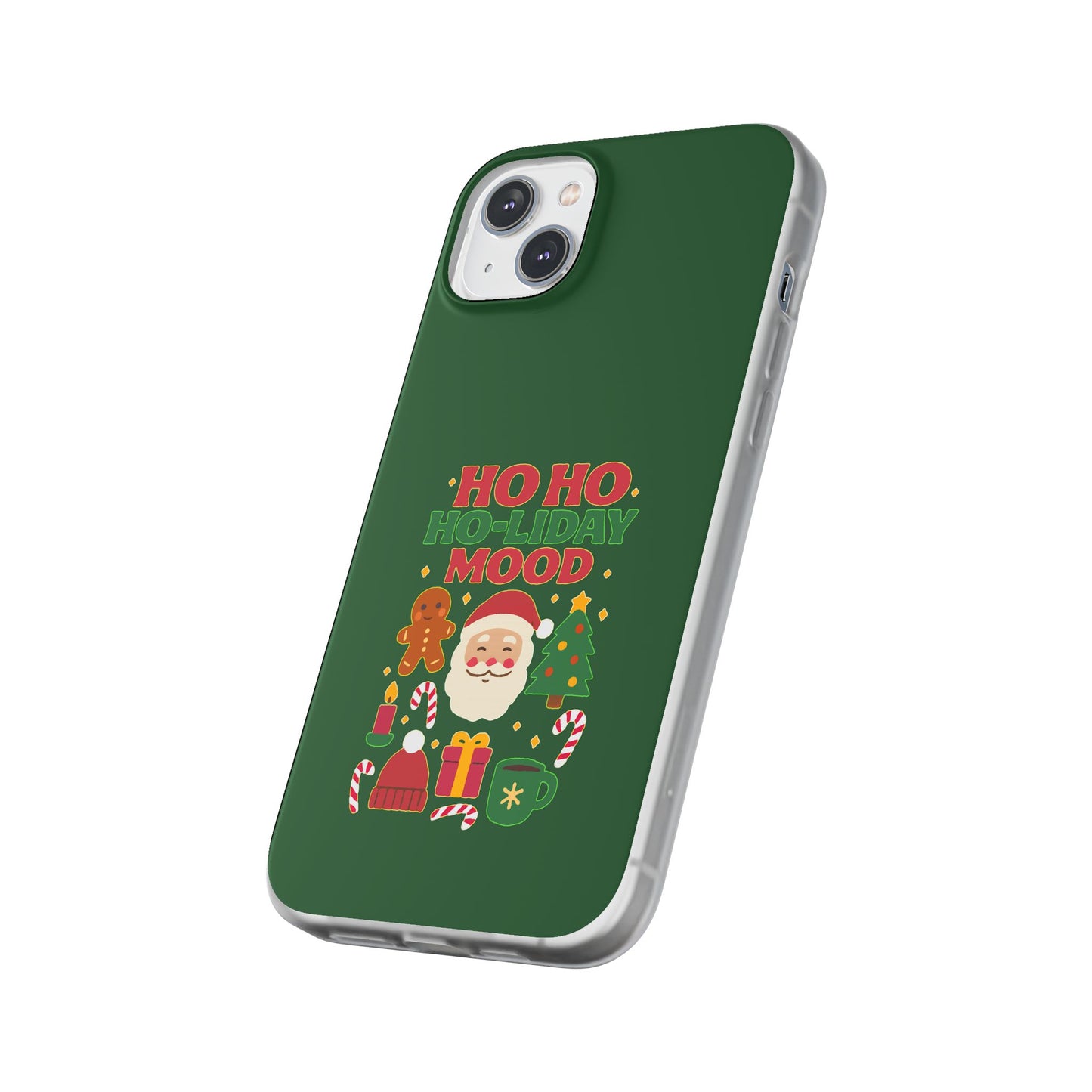 Festive Phone Case with Holiday Cheer, Christmas Gift, Winter Vibes, Ho Ho Ho Design, Cute Holiday Accessory