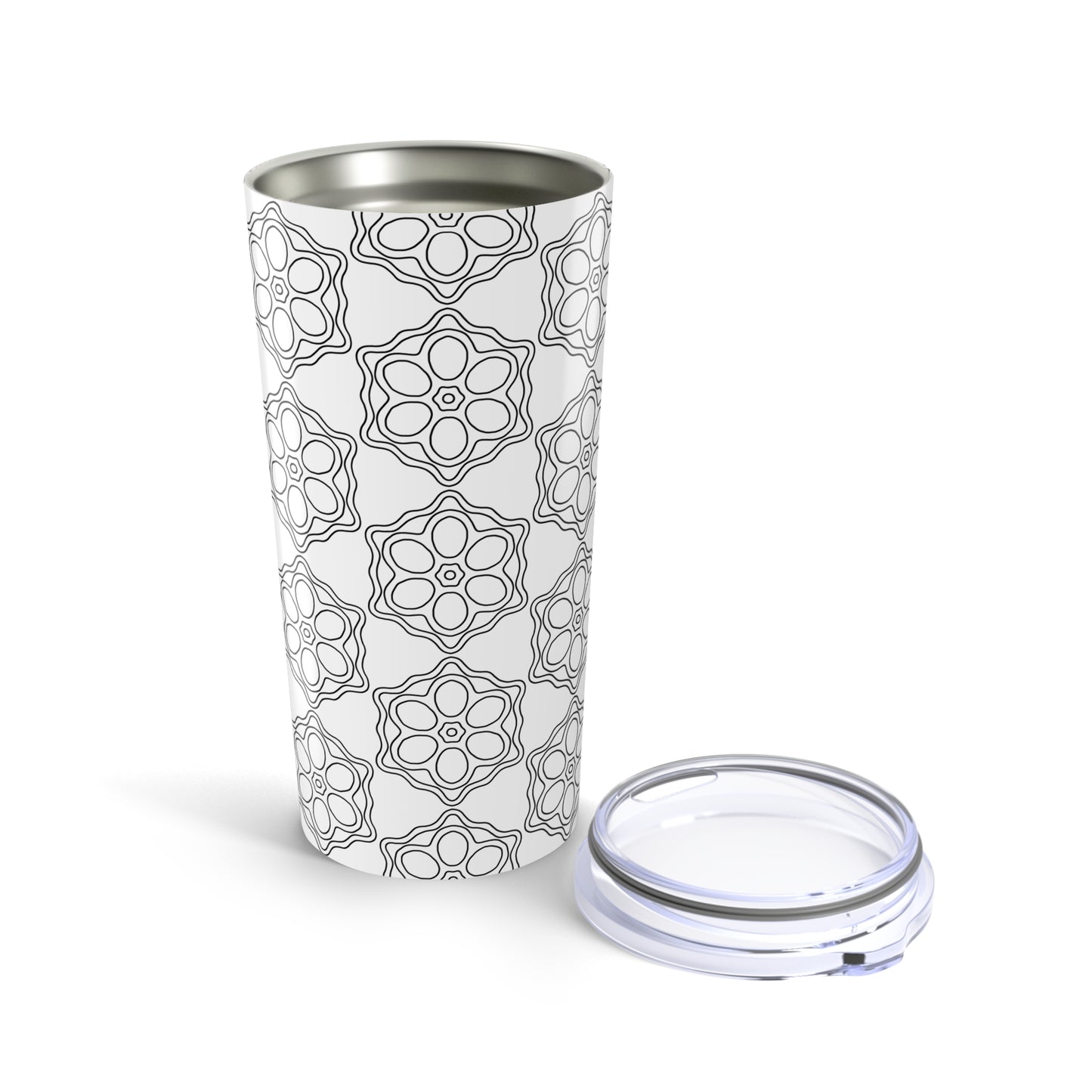 Stylish 20oz Floral Pattern Tumbler, Travel Mug for Coffee & Tea Lovers, Perfect Gift for Birthdays, Weddings, and Everyday Use