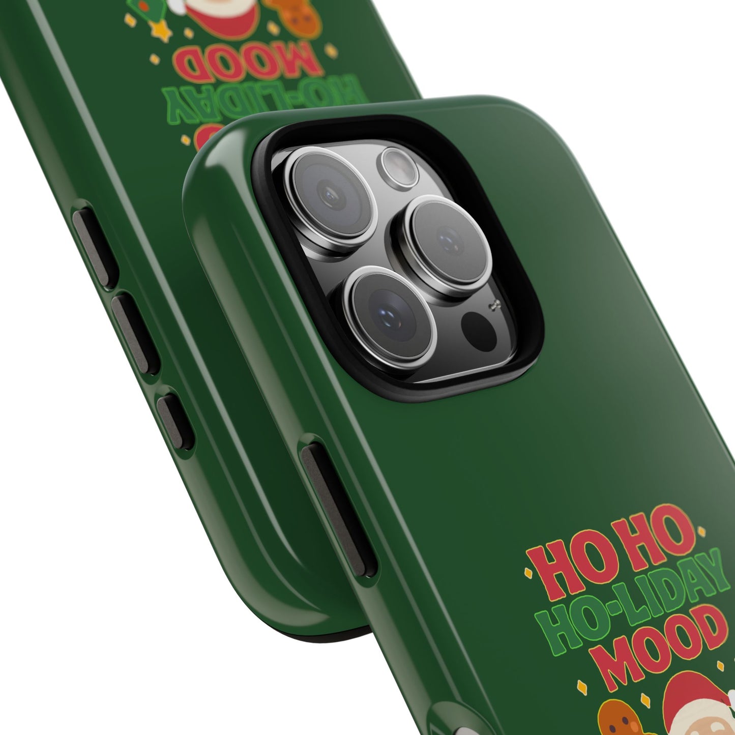 Christmas Phone Case, Ho Ho Ho-liday Mood, Festive Phone Cover, Santa Christmas Accessory, Holiday Gift, Winter Vibes