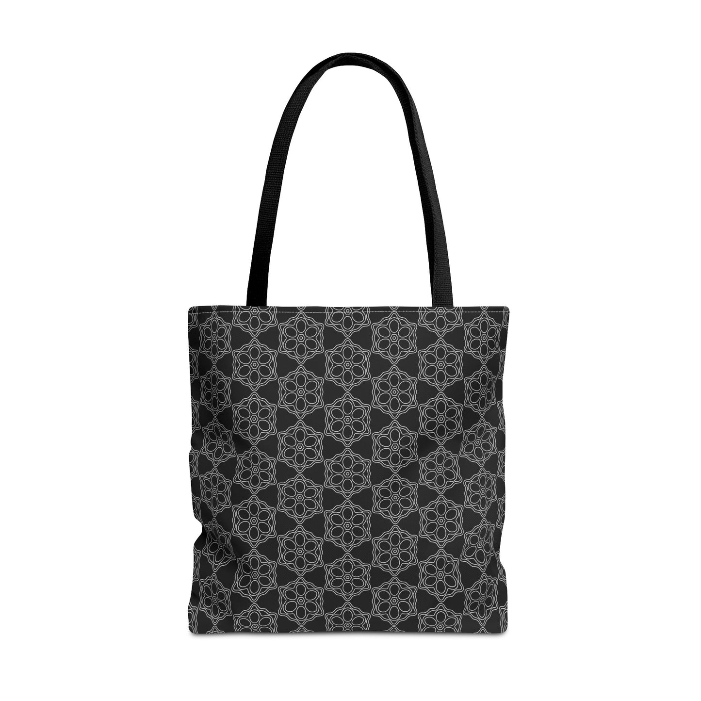 Chic Monochrome Tote Bag, Stylish Shopping, Travel, Everyday Use, Gift, Minimalist Decor