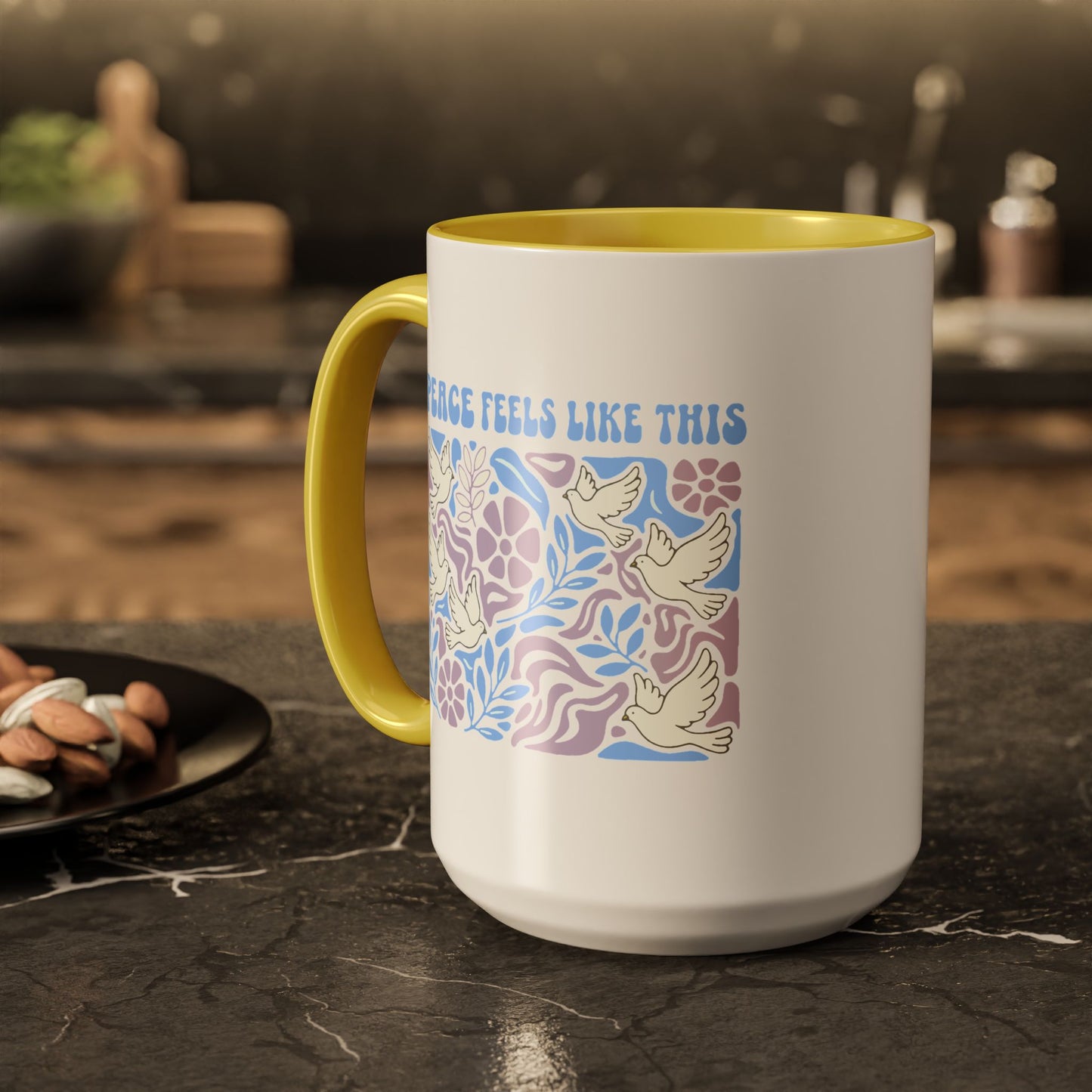 Peace Feels Like This - Colorful Mug