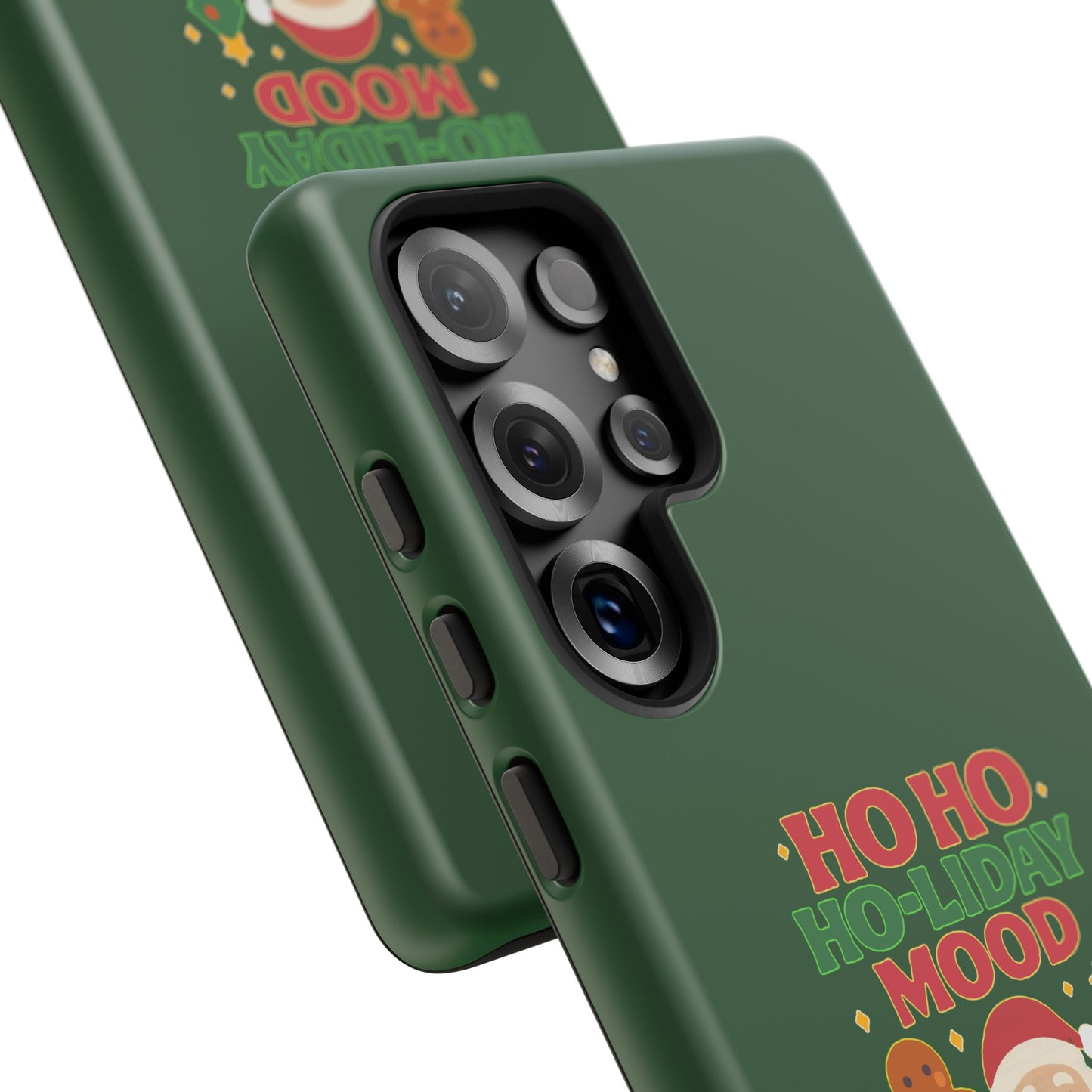 Christmas Phone Case, Ho Ho Ho-liday Mood, Festive Phone Cover, Santa Christmas Accessory, Holiday Gift, Winter Vibes