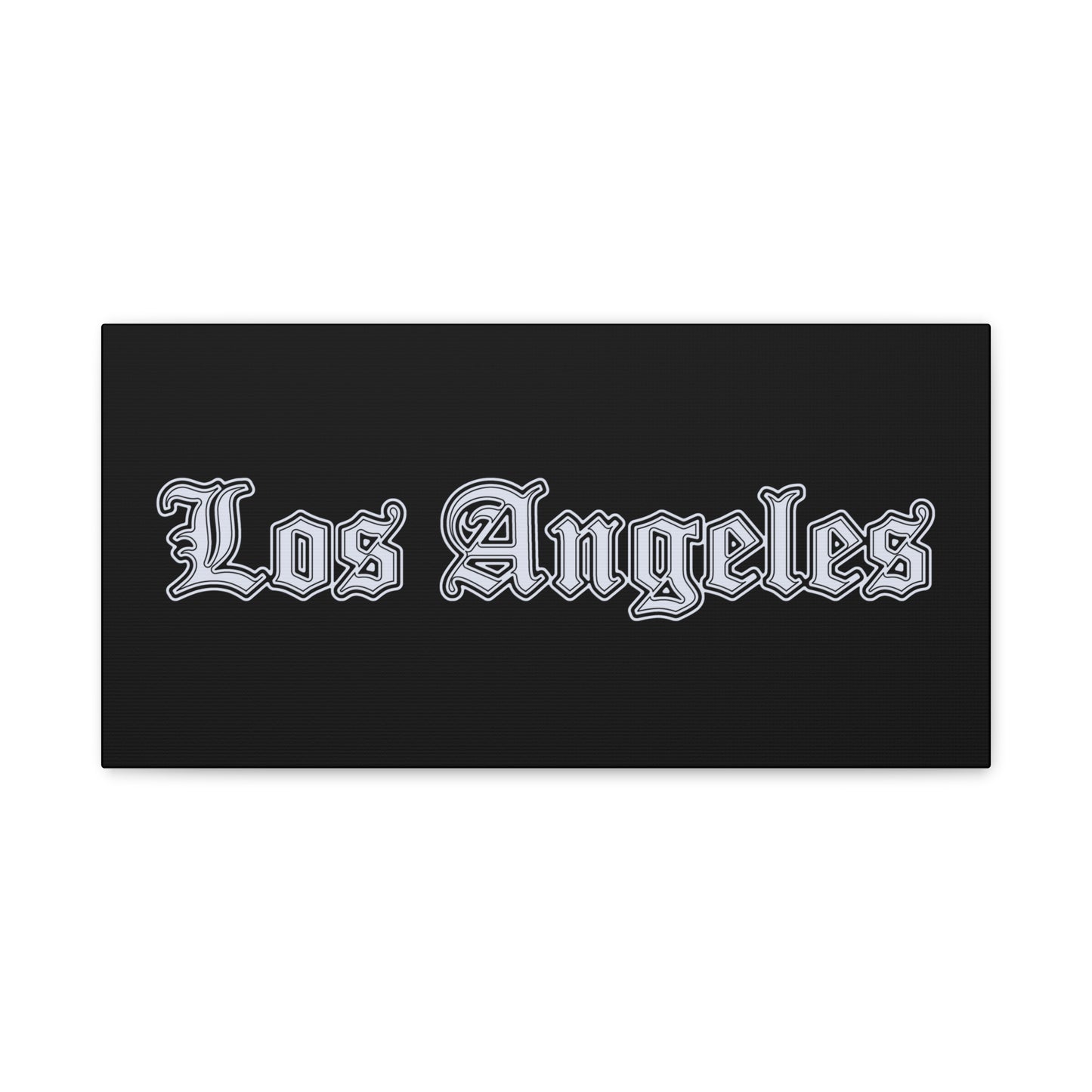 Stylish Matte Canvas Wall Art, Los Angeles Decor, Home Wall Decor, Urban Art - Silver Edition