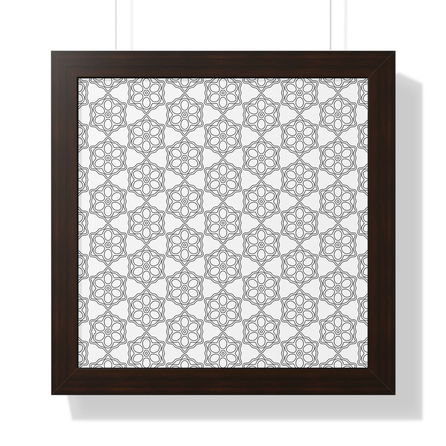 Elegant Geometric Framed Poster, Modern Wall Art, Home Decor, Gift Idea, Minimalist Design, Living Room Decoration