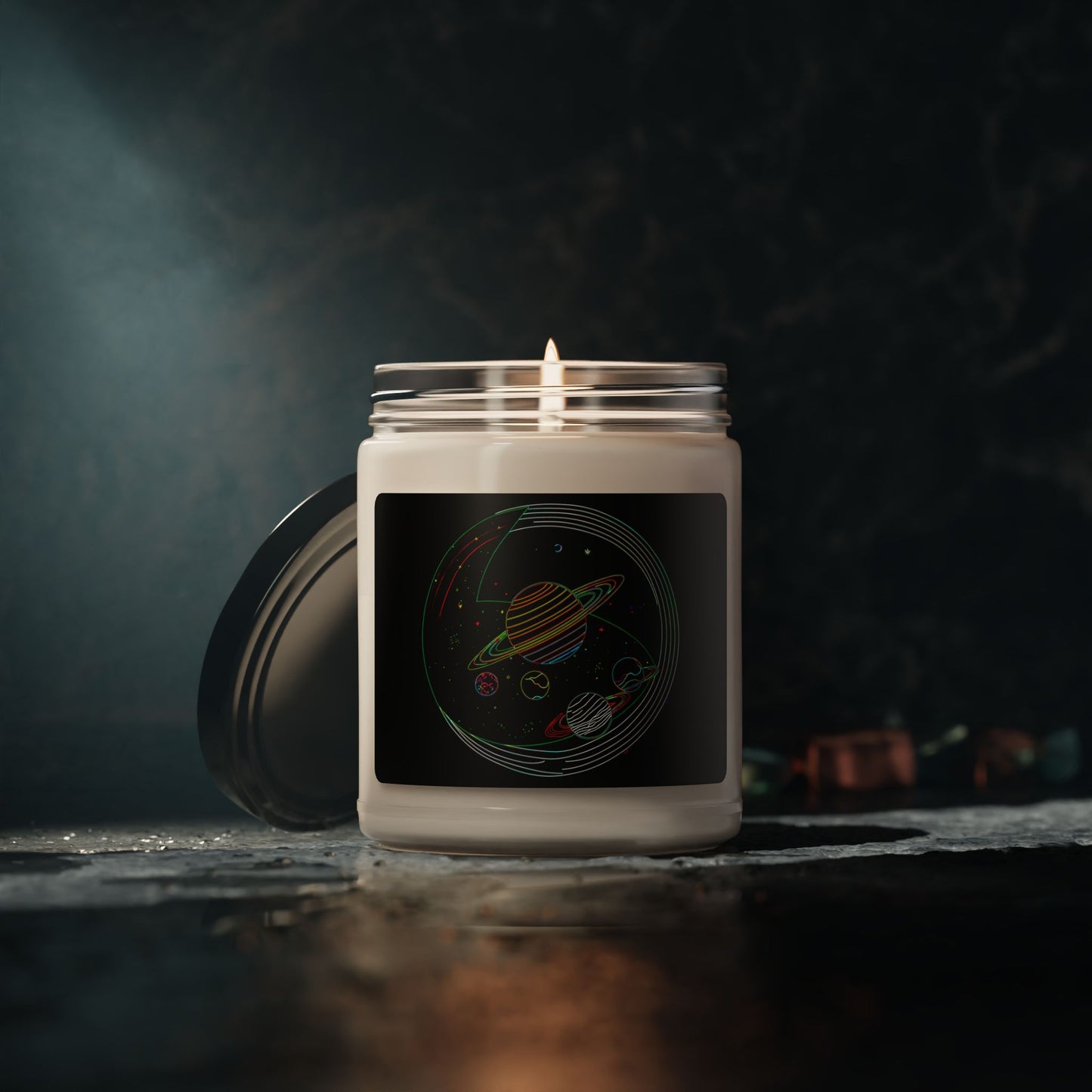 Cosmic Galaxy Scented Candle, Soy Wax, Space Lover Gift, Aromatherapy Candle, Home Fragrance, Relaxation Decor
