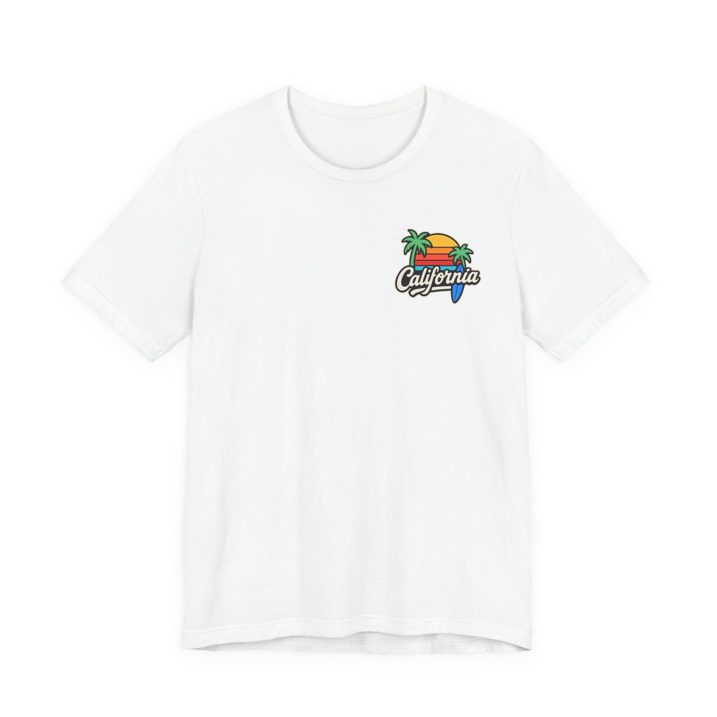 California Vibes Unisex Tee | Vintage Graphic T-Shirt Perfect for Summer, Beach, Travel, Casual Wear, Gift Idea